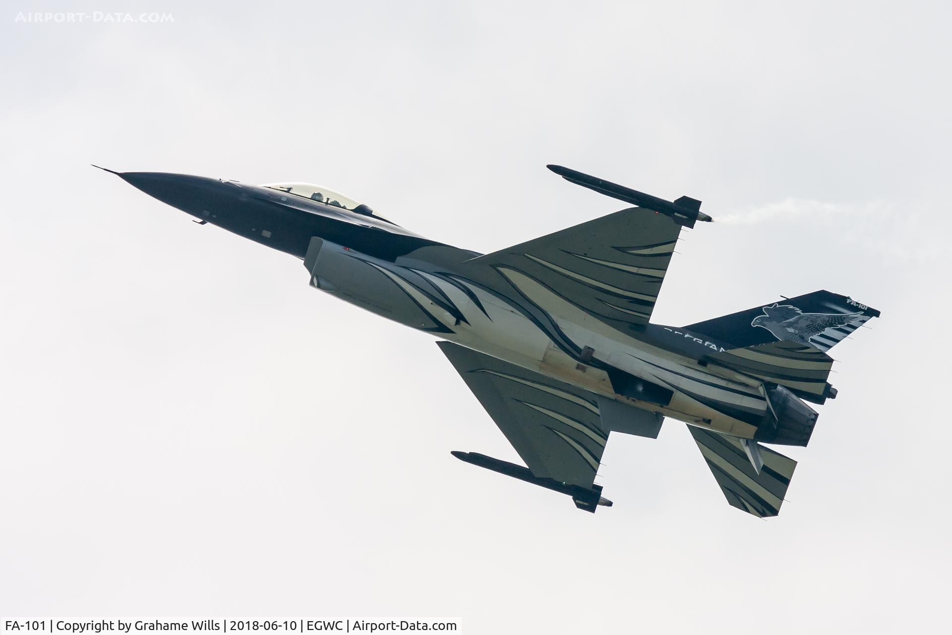 FA-101, SABCA F-16AM Fighting Falcon C/N 6H-101, GD F-16AM FA-101 10 Wing Belgian Air Component Cosford Air Show 10/6/18