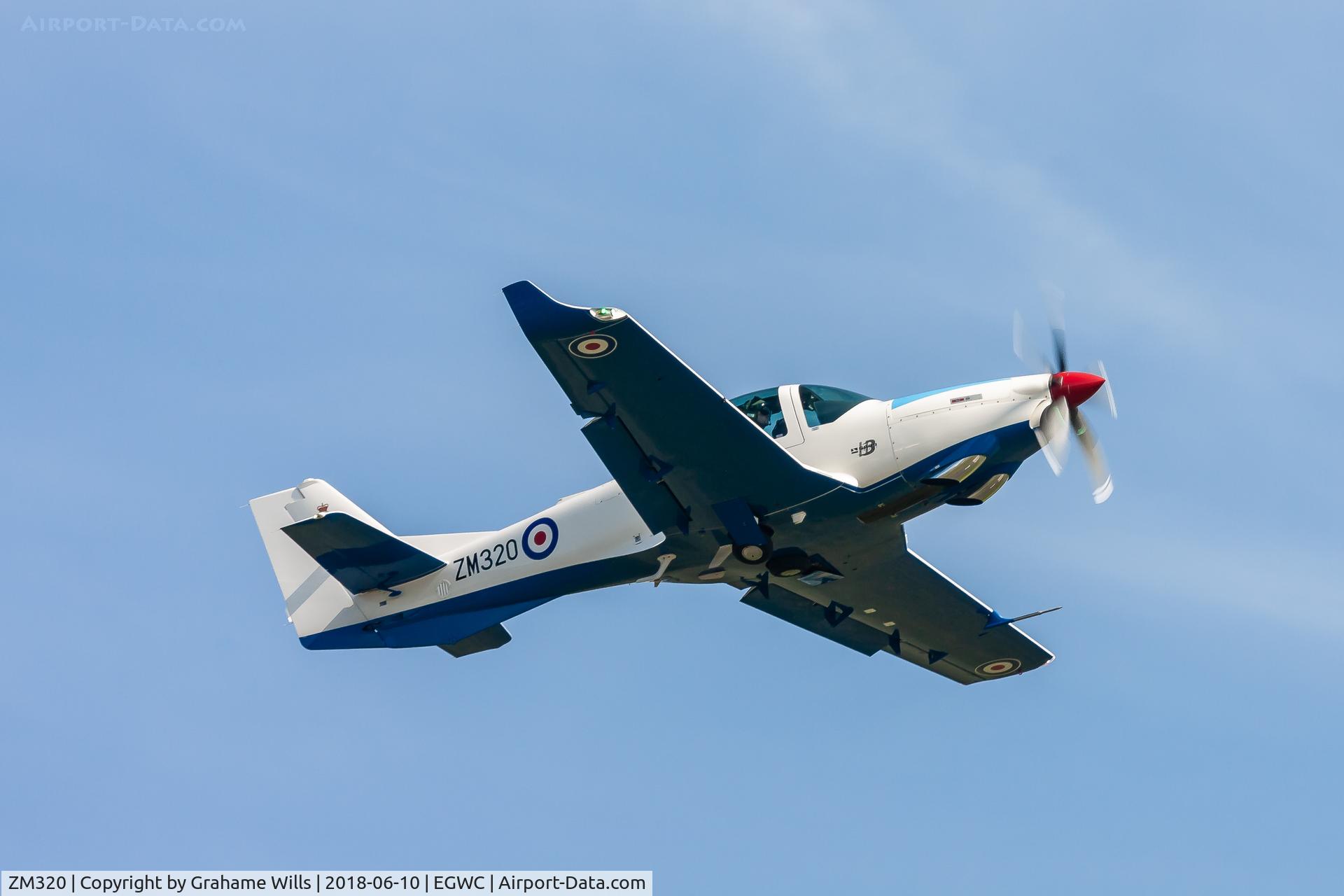 ZM320, 2017 Grob G-120TP-A Prefect T.1 C/N 11145, Grob Prefect T1 ZM320 3 FTS RAF Cosford Air Show 10/6/18
