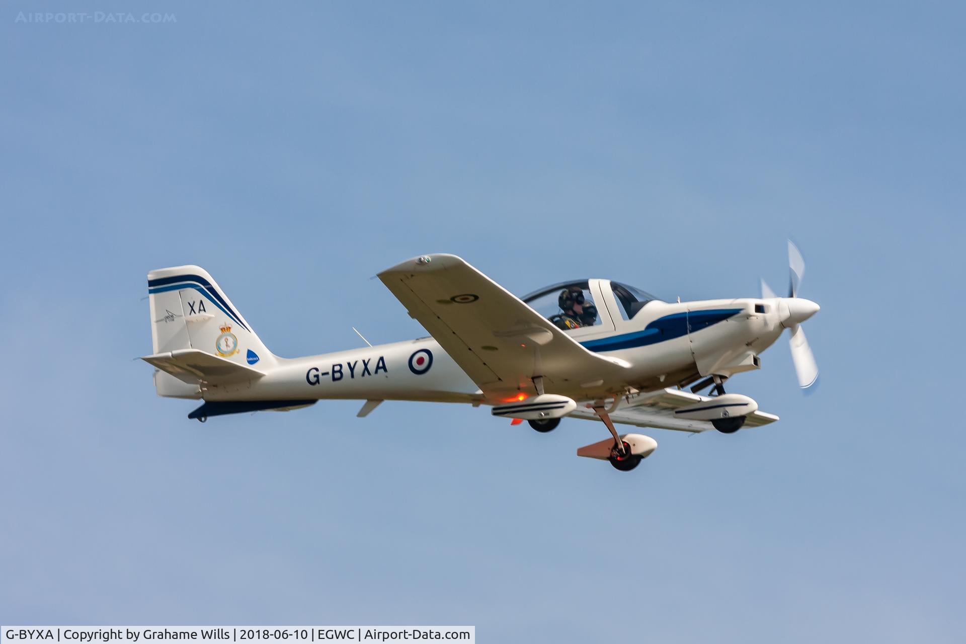 G-BYXA, 2001 Grob G-115E Tutor T1 C/N 82161/E, Grob G115E Tutor T1 G-BYXA Birmingham UAS RAF Cosford Air Show 10/6/18