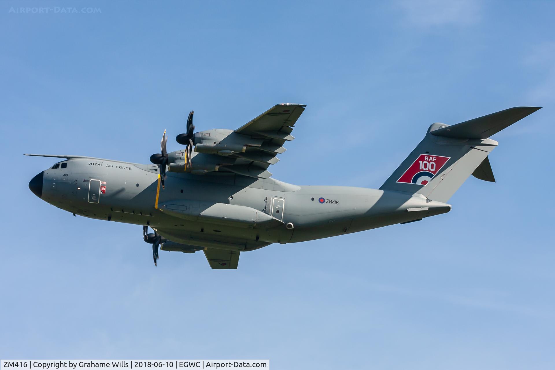 ZM416, 2017 Airbus A400M Atlas C.1 C/N 058, Airbus Atlas C1 ZM416 24 / 70 Sqd RAF Cosford Air Show 10/6/18