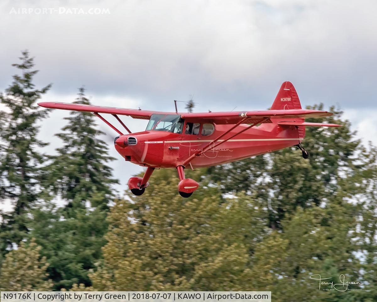 N9176K, 1947 Stinson 108-1 Voyager C/N 108-2176, 2018 Arlington Fly-In