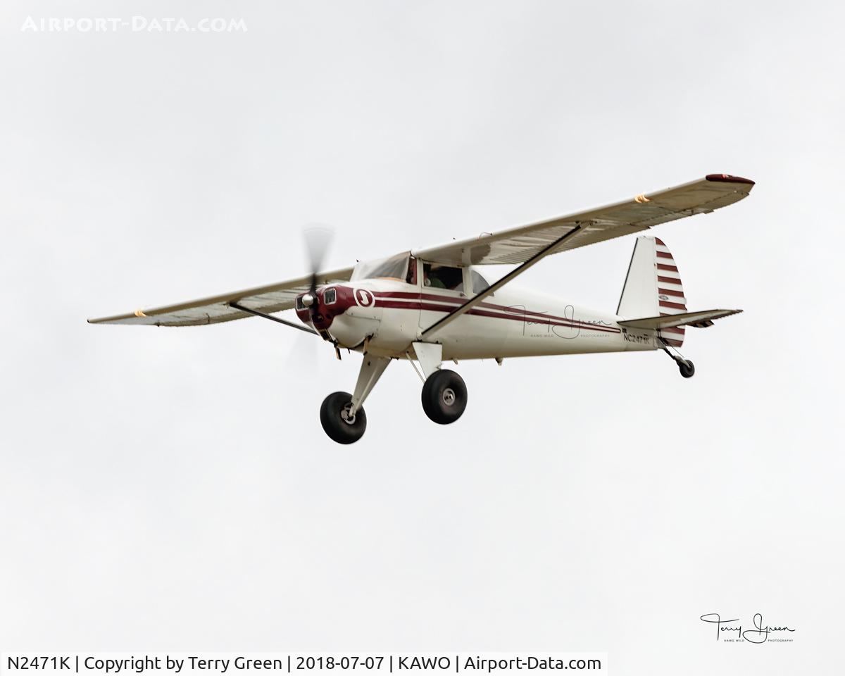 N2471K, 1947 Luscombe 8E Silvaire C/N 5198, 2018 Arlington Fly-In