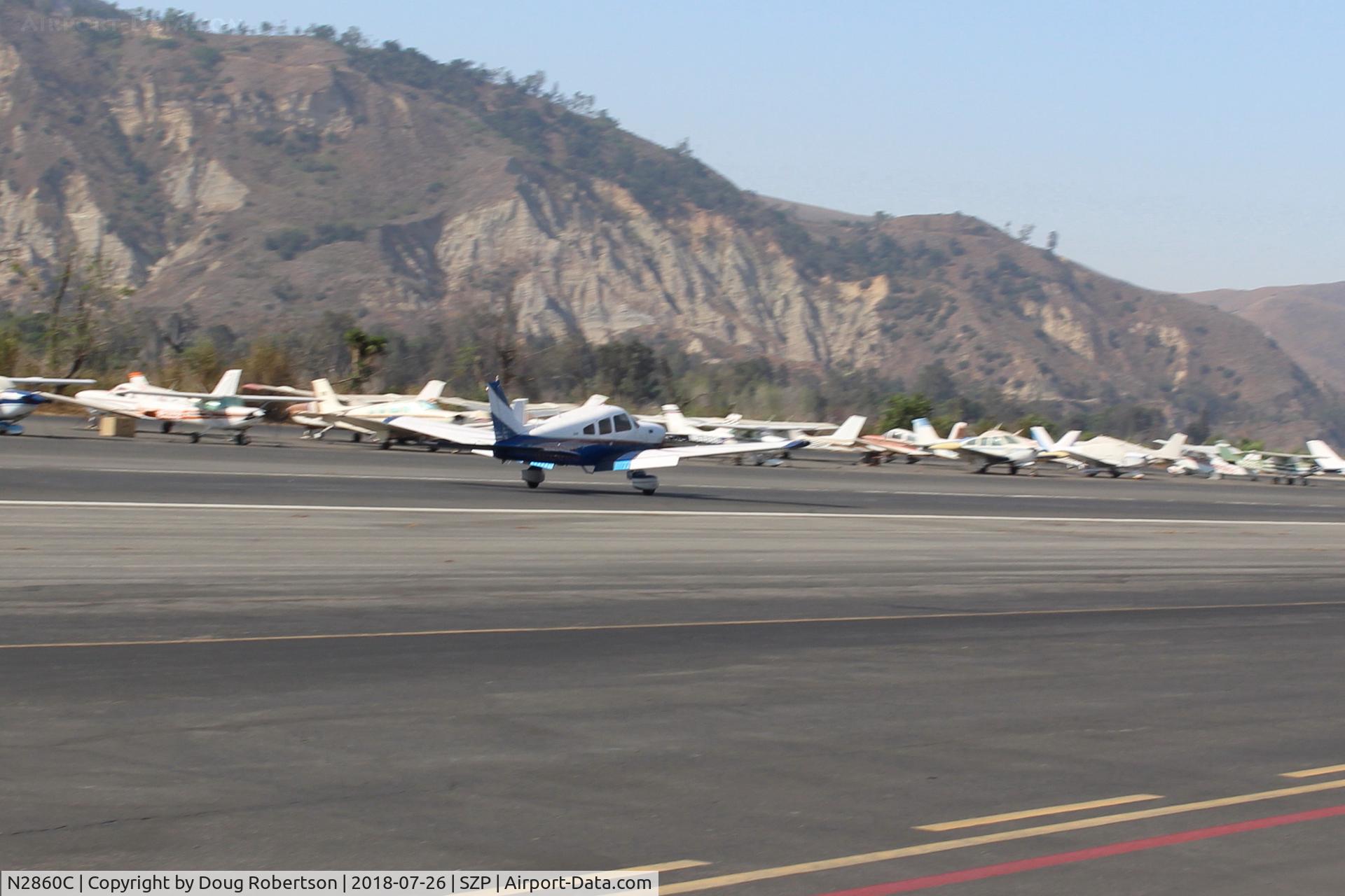 N2860C, Piper PA-28-201T Turbo Dakota C/N 28-7921074, 1979 Piper PA28-201 TURBO DAKOTA, Continental TSIO-360-FB 200 Hp, landing roll Rwy 22