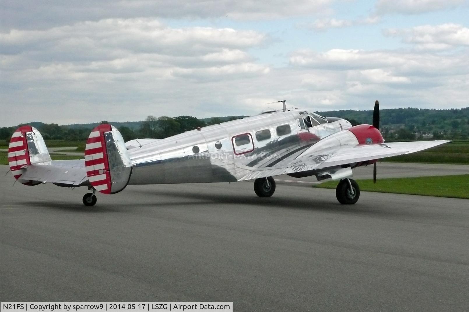 N21FS, 1952 Beech Expeditor 3NM C/N CA-138, Classic Formation. One time it belonged to Frank Borman.