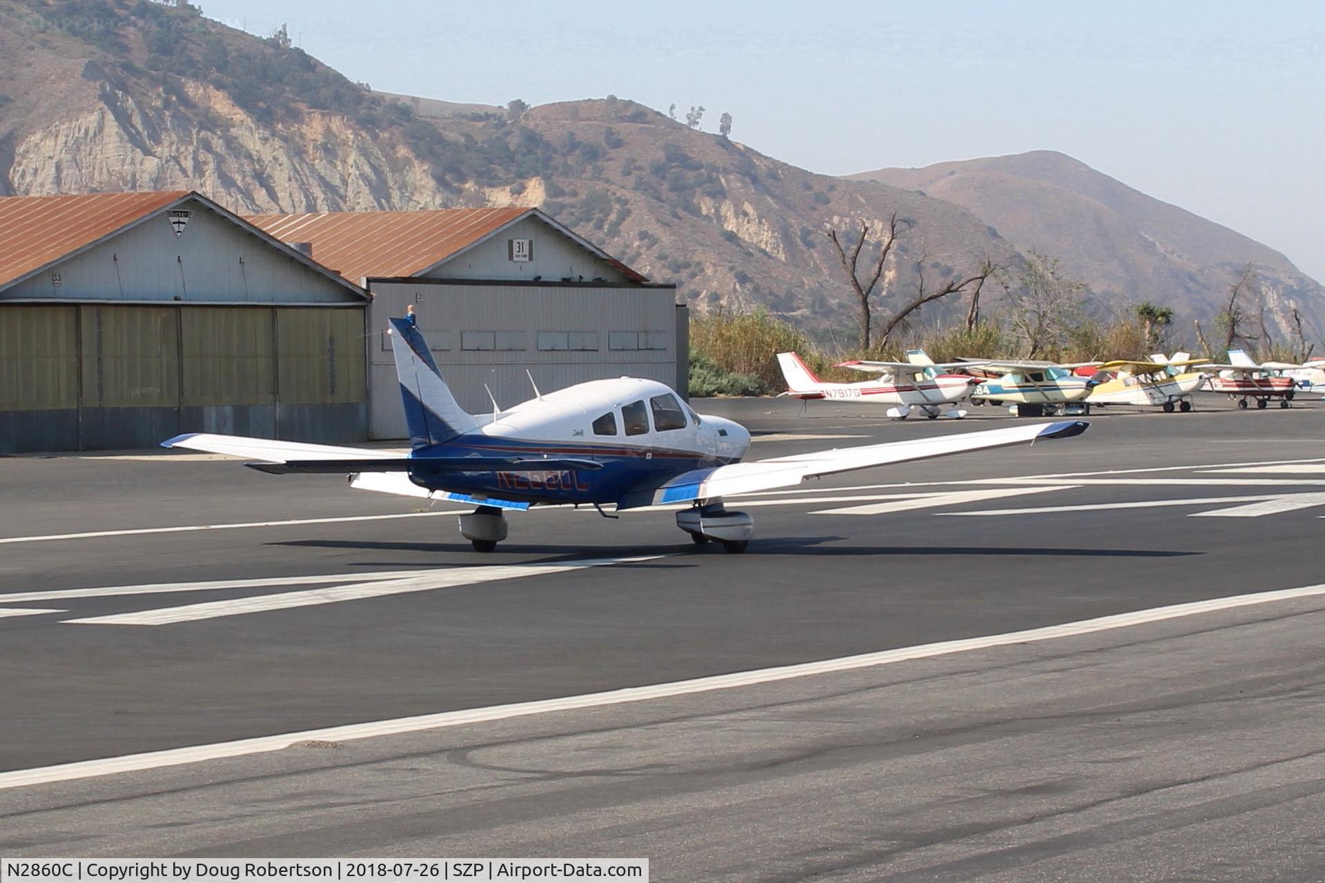 N2860C, Piper PA-28-201T Turbo Dakota C/N 28-7921074, 1979 Piper PA-28-201T TURBO DAKOTA, Continental TSIO-360-FB 200 Hp, initial takeoff roll Rwy 22