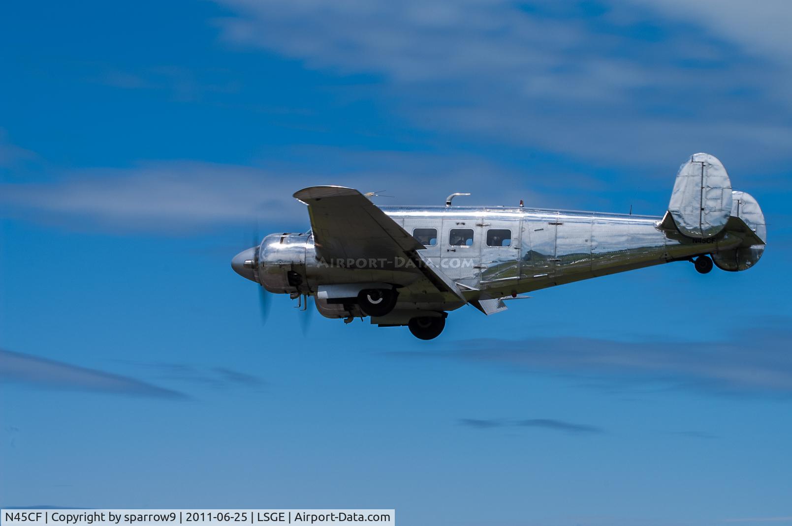 N45CF, 1959 Beech G18S C/N BA-466, RIO Ecuvillens