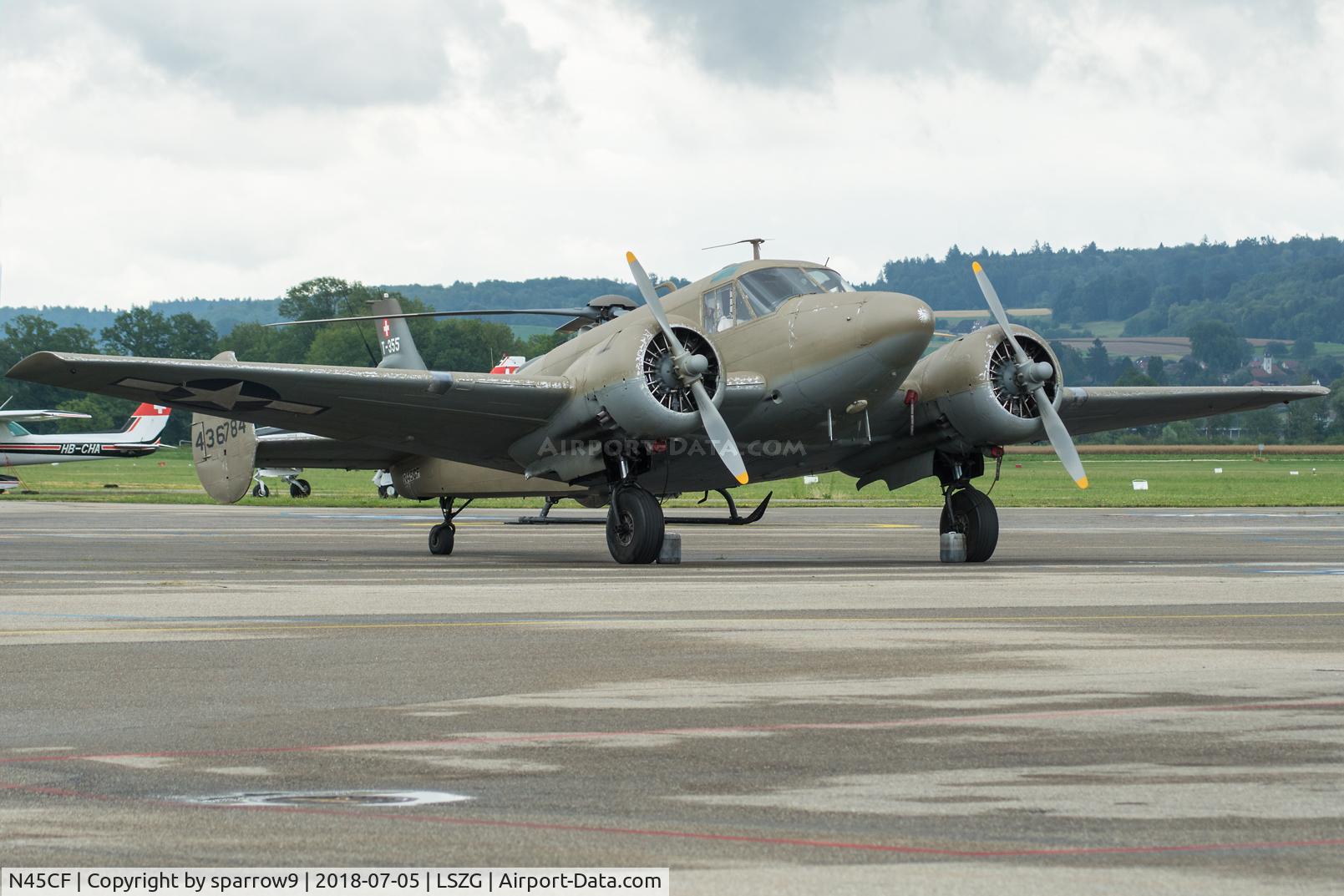 N45CF, 1959 Beech G18S C/N BA-466, New paint-scheme