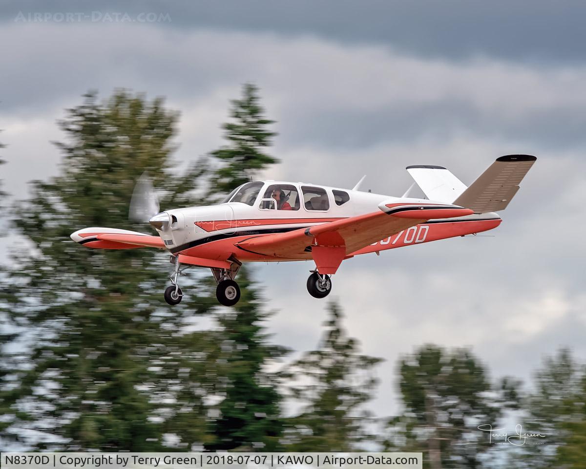 N8370D, 1958 Beech J35 Bonanza C/N D-5463, 2018 Arlington Fly-In