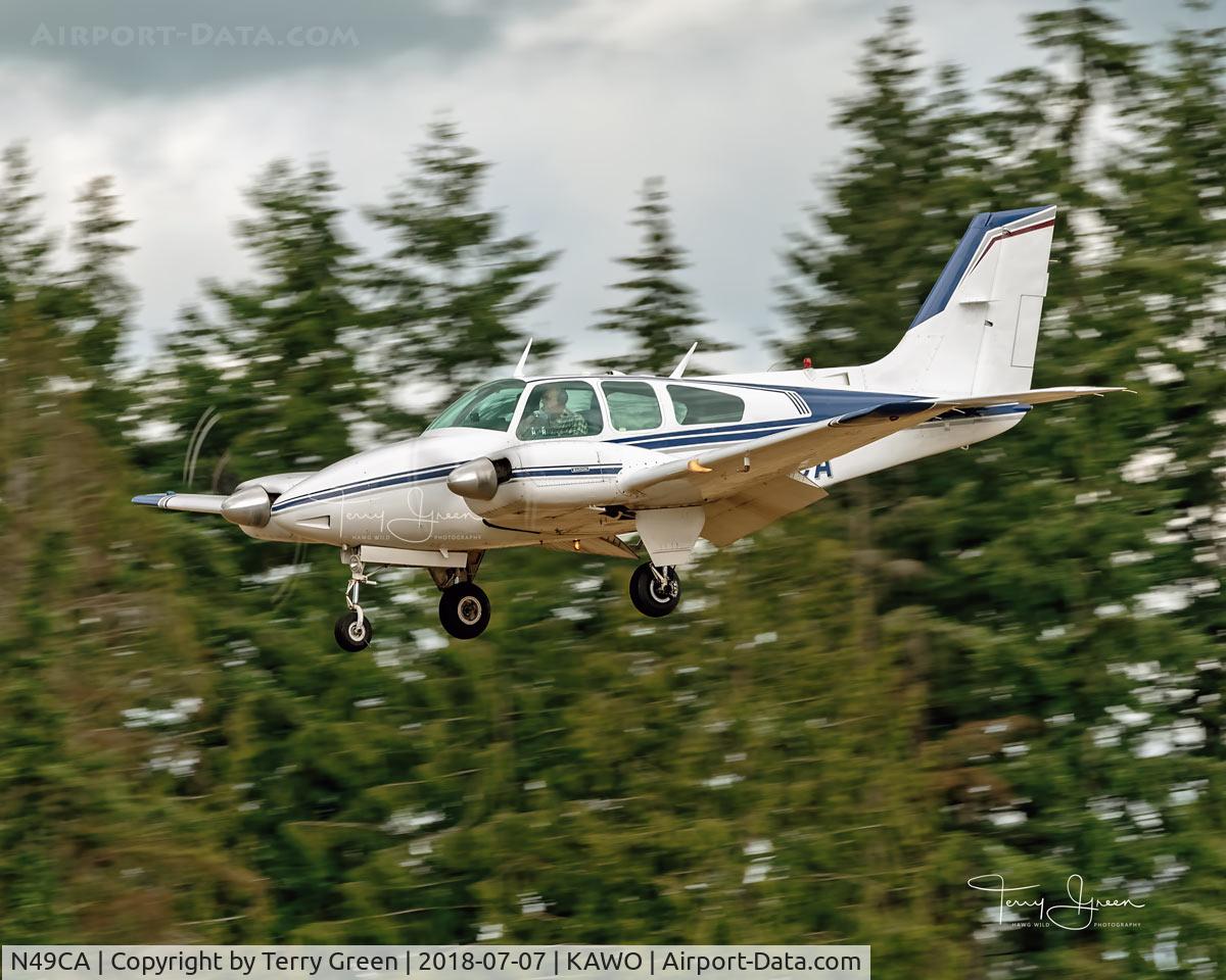 N49CA, 1961 Beech 95-A55 Baron C/N TC-214, 2018 Arlington Fly-In