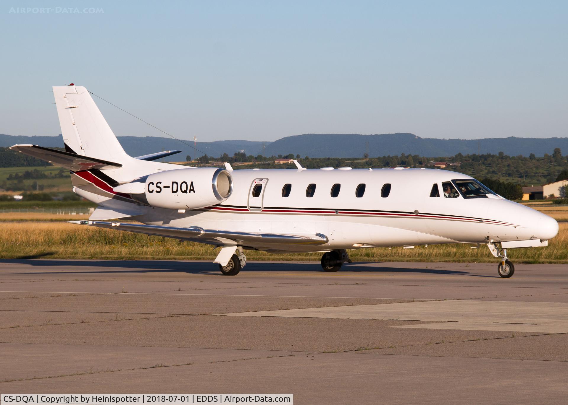 CS-DQA, 2008 Cessna 560XL Citation XLS C/N 560-5798, CS-DQA at Stuttgart Airport.