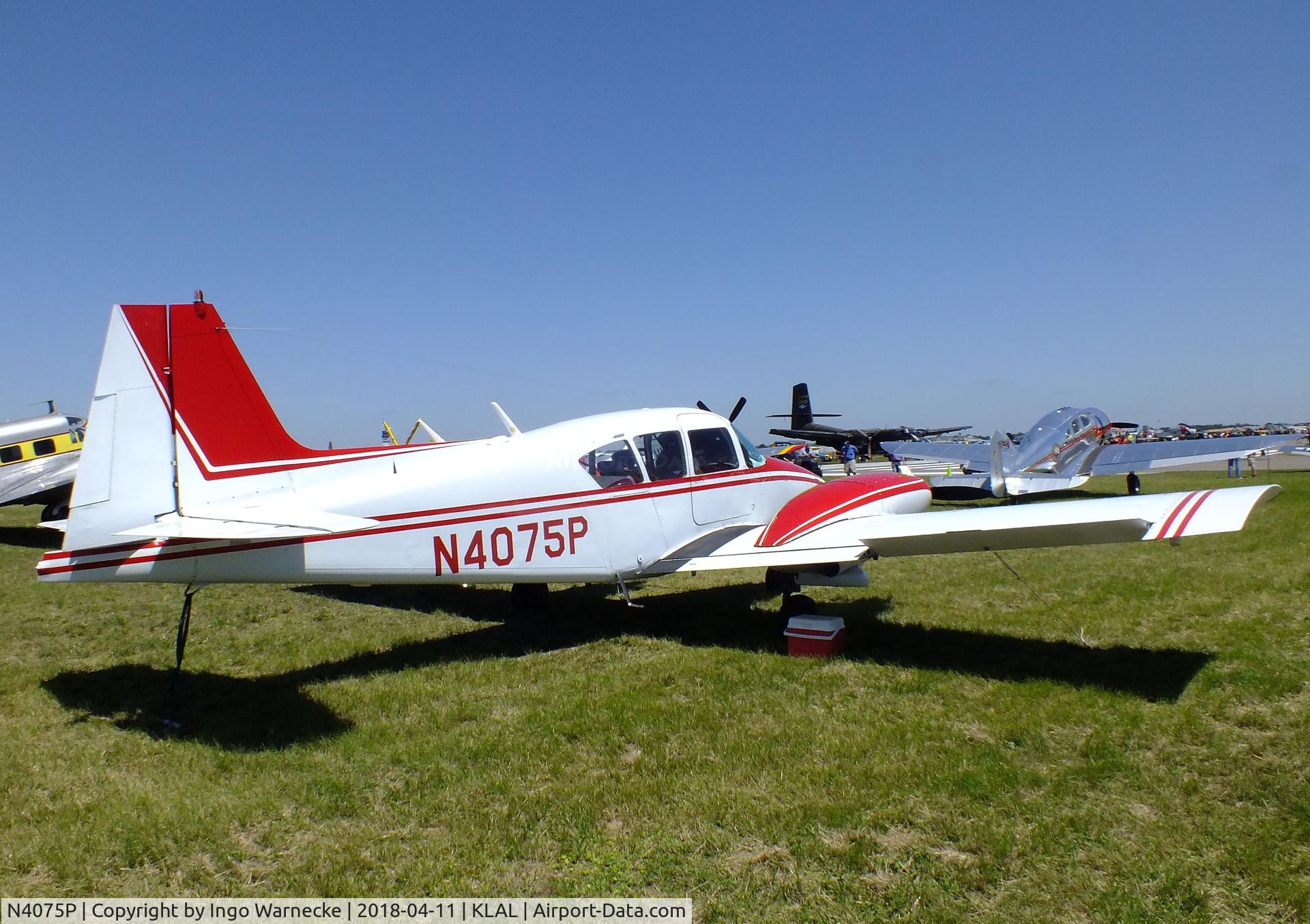 N4075P, 1958 Piper PA-23-160 Apache C/N 23-1537, Piper PA-23-160 Apache H at 2018 Sun 'n Fun, Lakeland FL