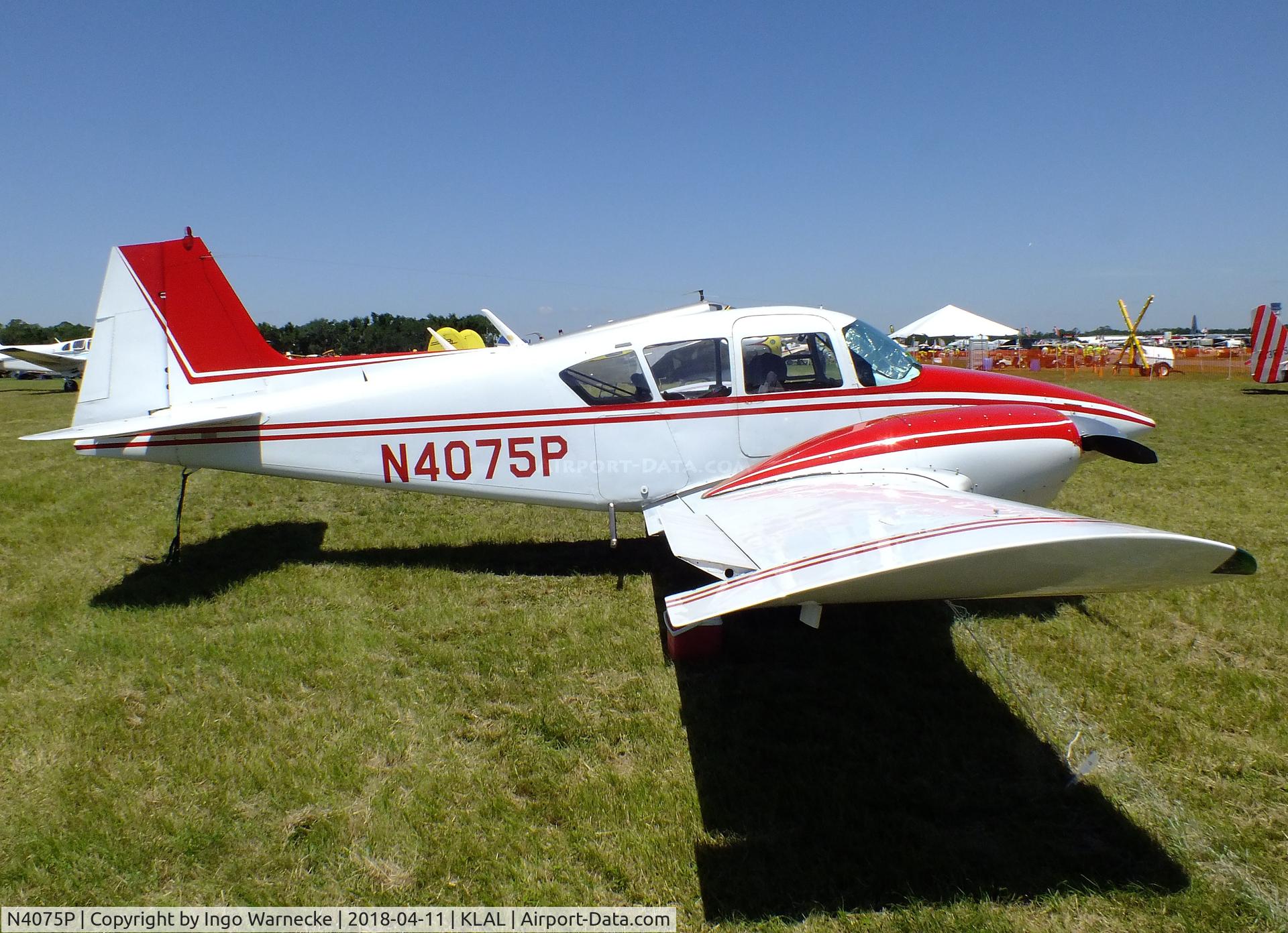 N4075P, 1958 Piper PA-23-160 Apache C/N 23-1537, Piper PA-23-160 Apache H at 2018 Sun 'n Fun, Lakeland FL