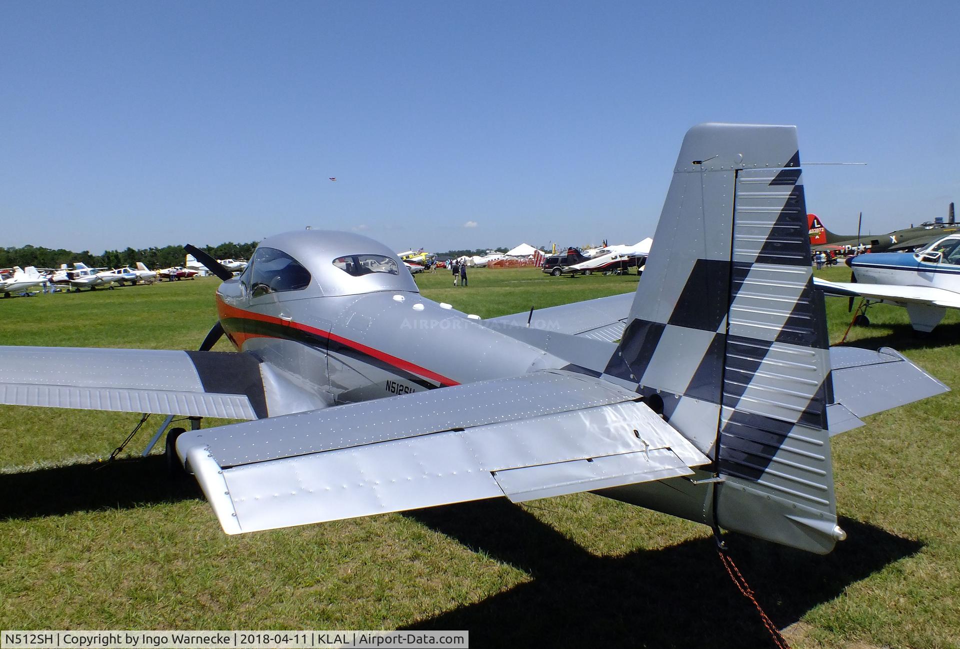N512SH, 1947 North American Navion C/N NAV-4-618, North American Navion at 2018 Sun 'n Fun, Lakeland FL