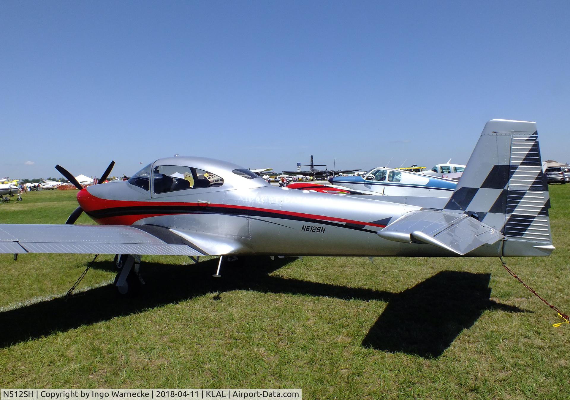 N512SH, 1947 North American Navion C/N NAV-4-618, North American Navion at 2018 Sun 'n Fun, Lakeland FL