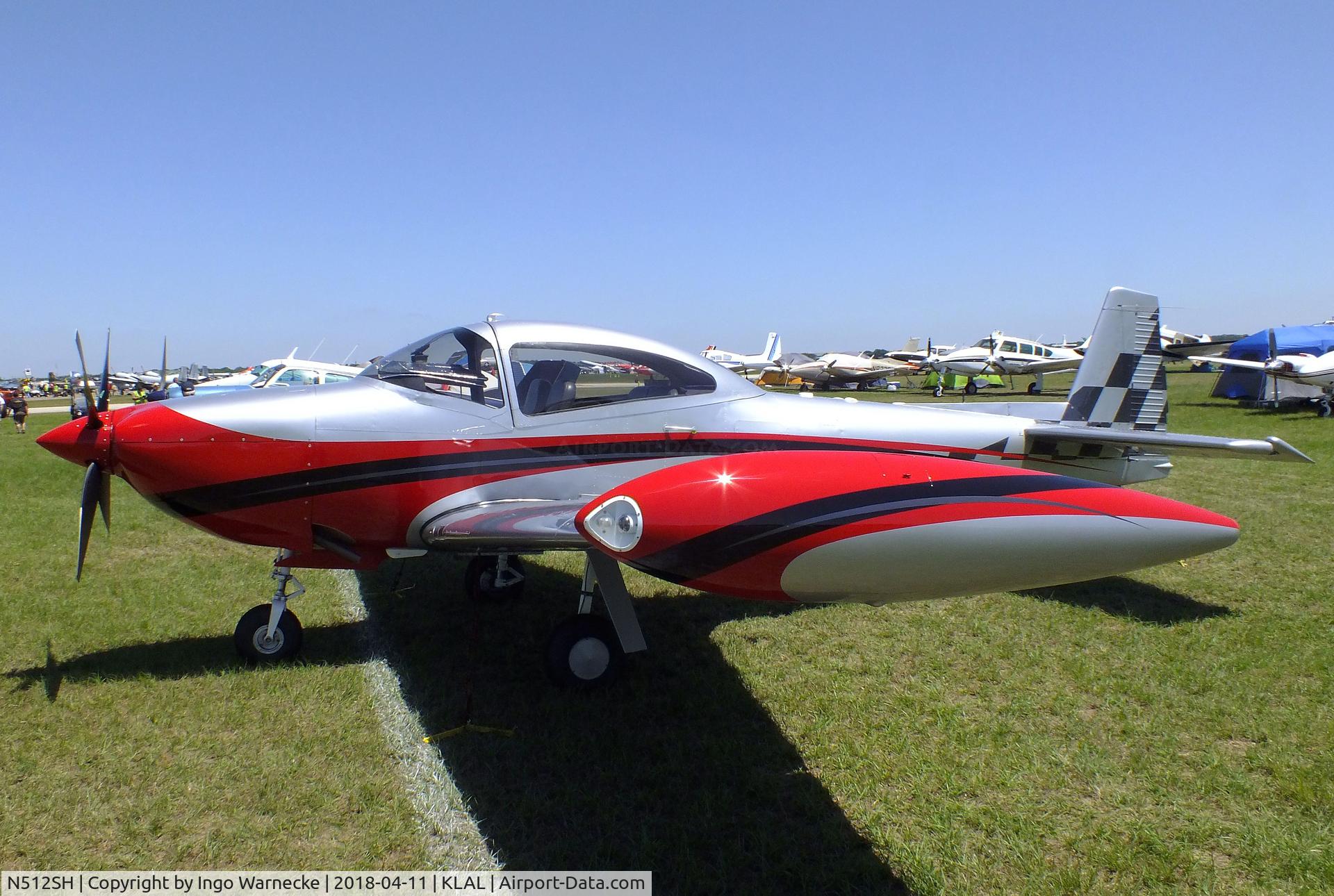 N512SH, 1947 North American Navion C/N NAV-4-618, North American Navion at 2018 Sun 'n Fun, Lakeland FL