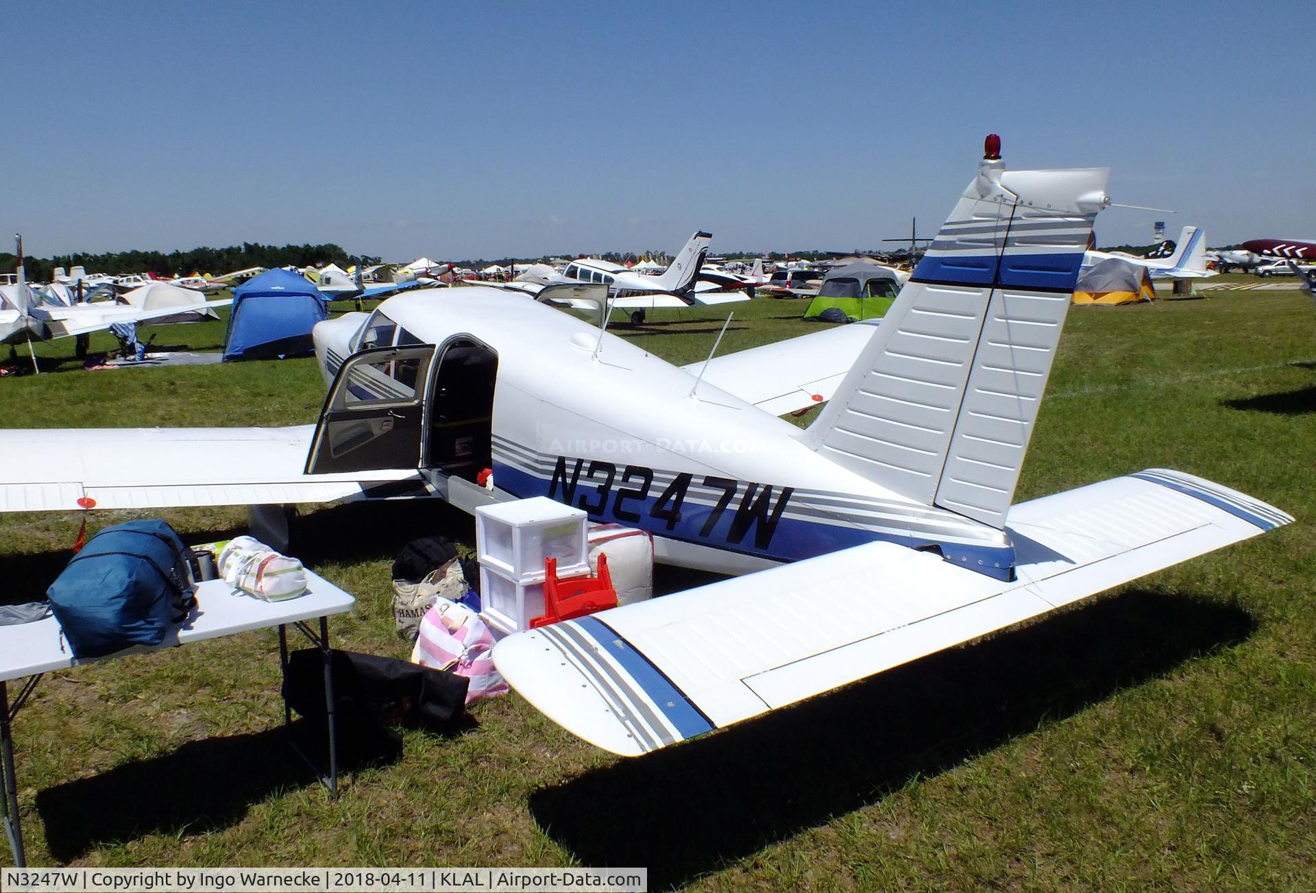 N3247W, 1965 Piper PA-32-260 Cherokee Six Cherokee Six C/N 32-64, Piper PA-32-260 Cherokee Six at 2018 Sun 'n Fun, Lakeland FL