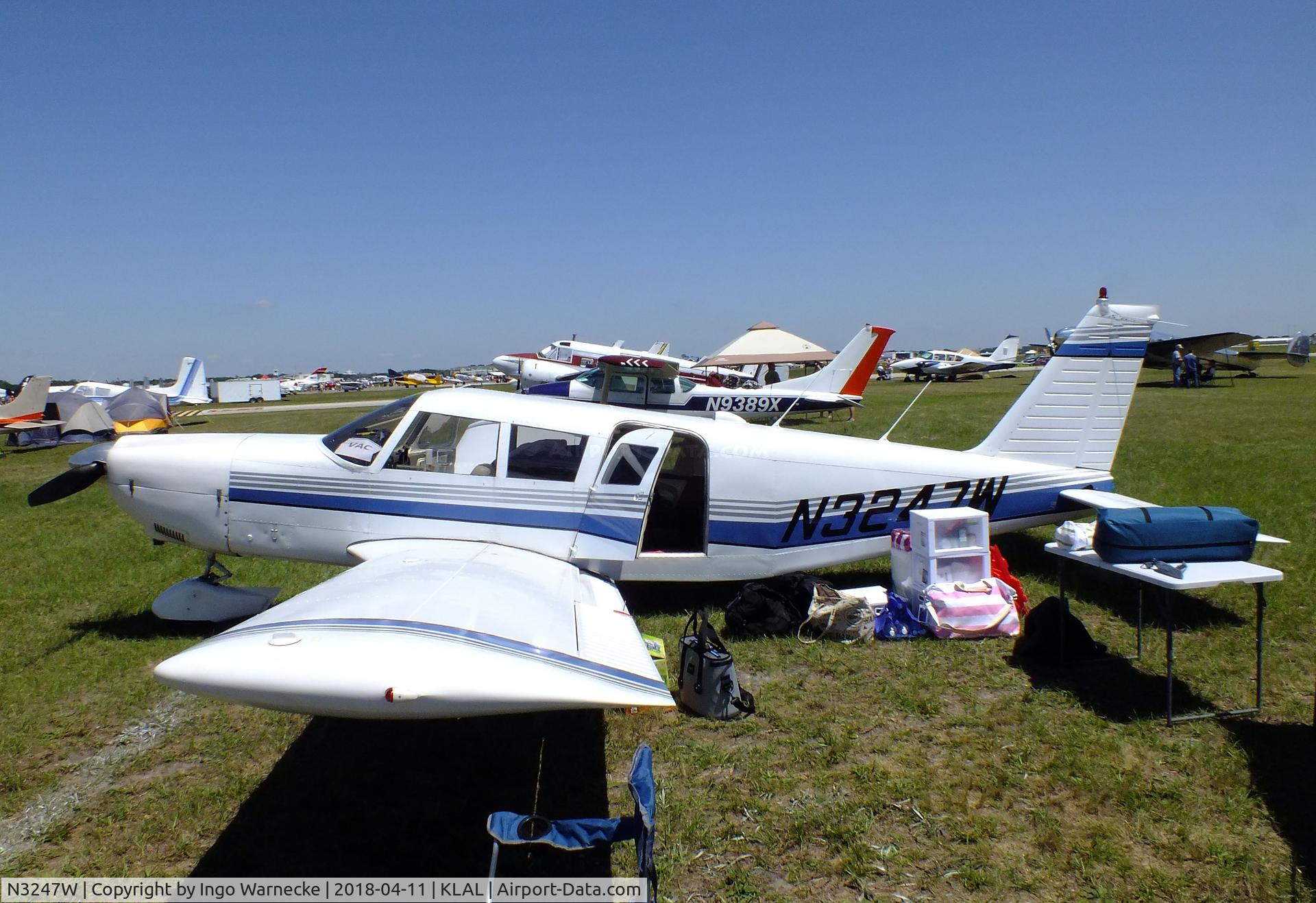 N3247W, 1965 Piper PA-32-260 Cherokee Six Cherokee Six C/N 32-64, Piper PA-32-260 Cherokee Six at 2018 Sun 'n Fun, Lakeland FL