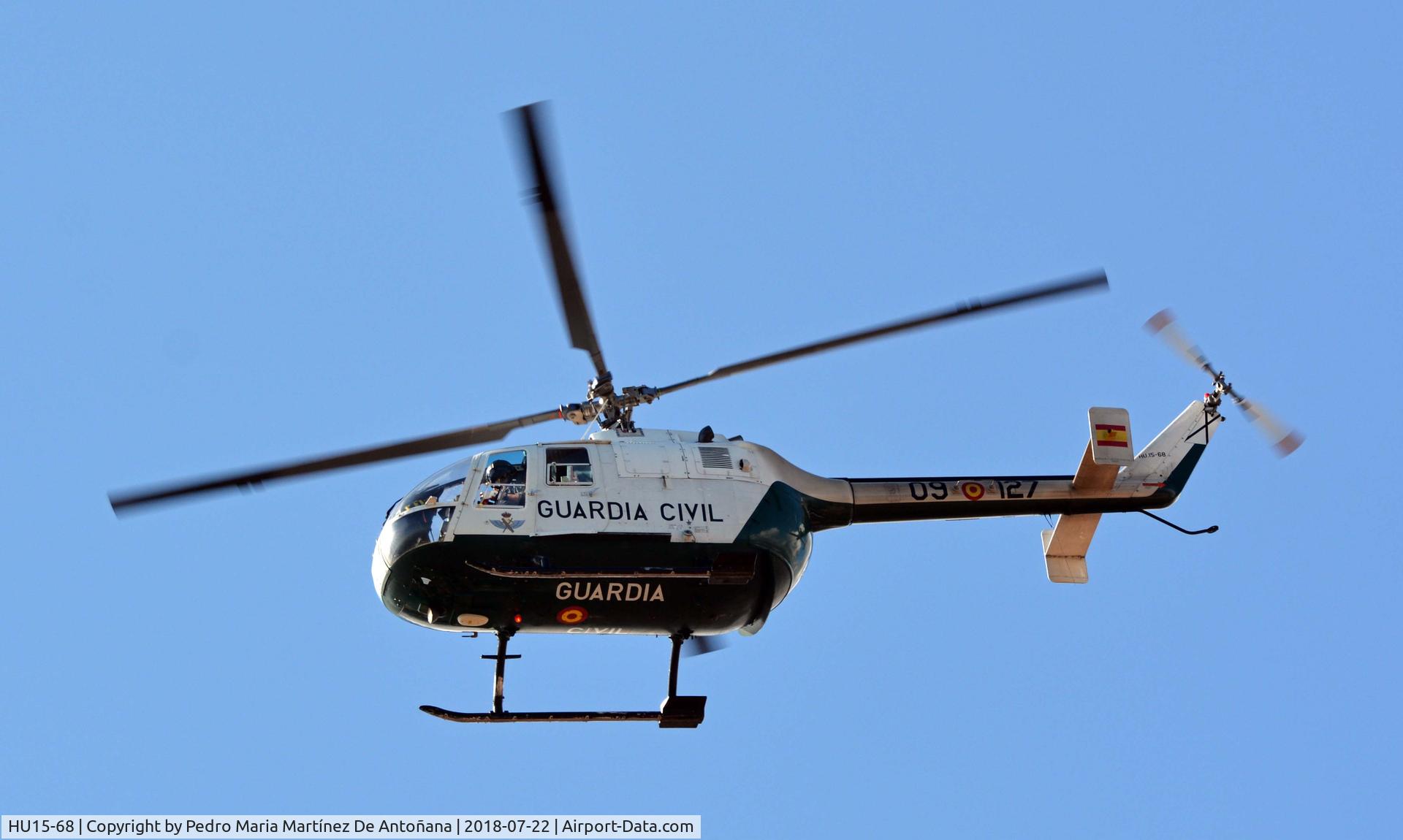 HU15-68, MBB Bo-105CB C/N S4-518, Gijón - España