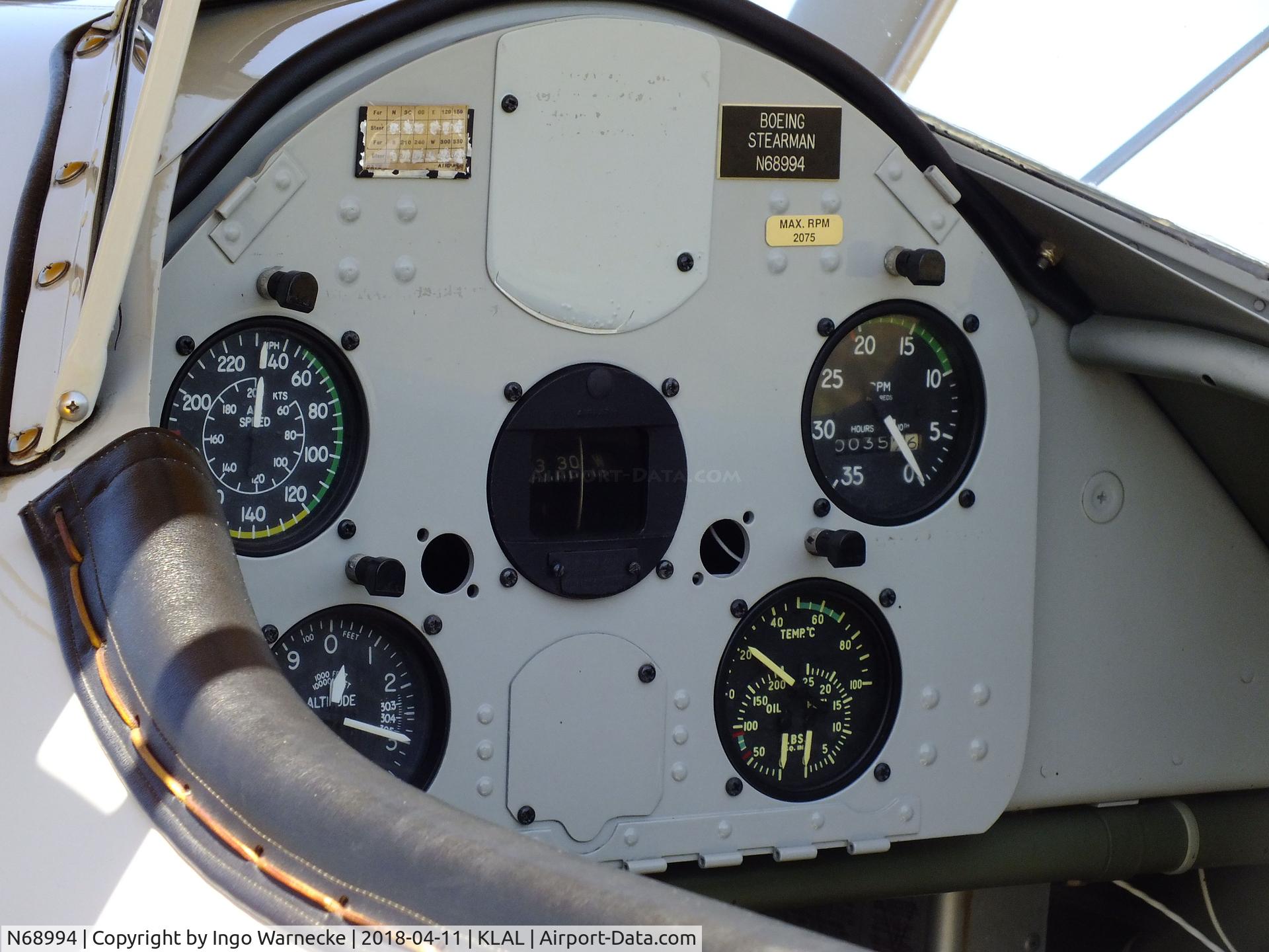 N68994, 1943 Boeing N2S-3 Kaydet (B75N1) C/N 75-7598, Boeing B75N1 (Stearman) at 2018 Sun 'n Fun, Lakeland FL #c