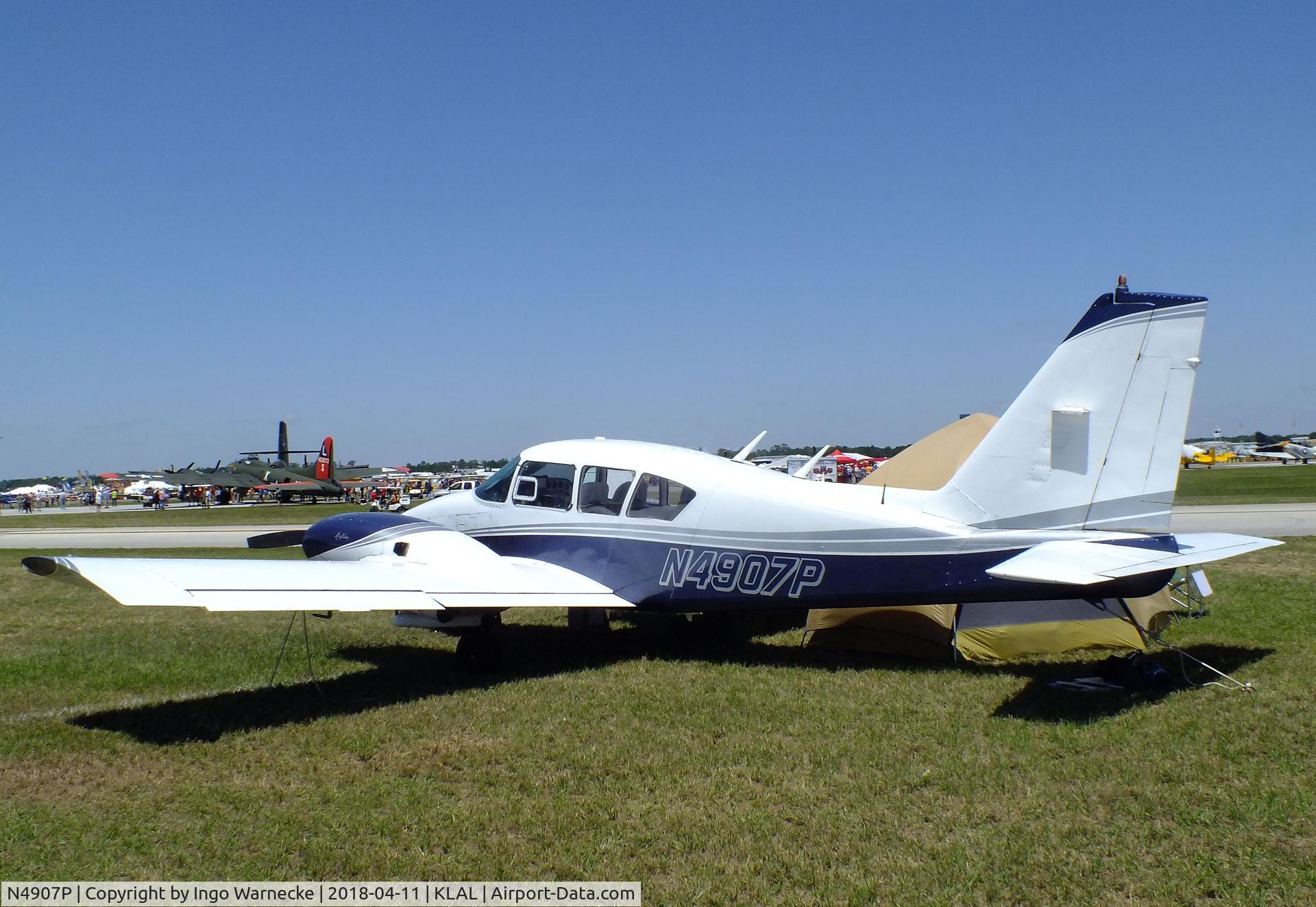 N4907P, 1961 Piper PA-23-250 Aztec C/N 27-498, Piper PA-23-250 Aztec at 2018 Sun 'n Fun, Lakeland FL