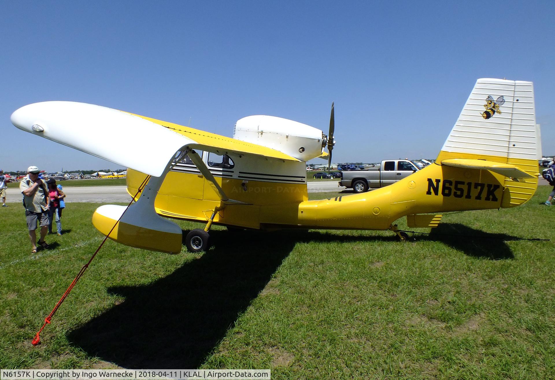 N6157K, 1947 Republic RC-3 Seabee C/N 345, Republic RC-3 Seabee at 2018 Sun 'n Fun, Lakeland FL