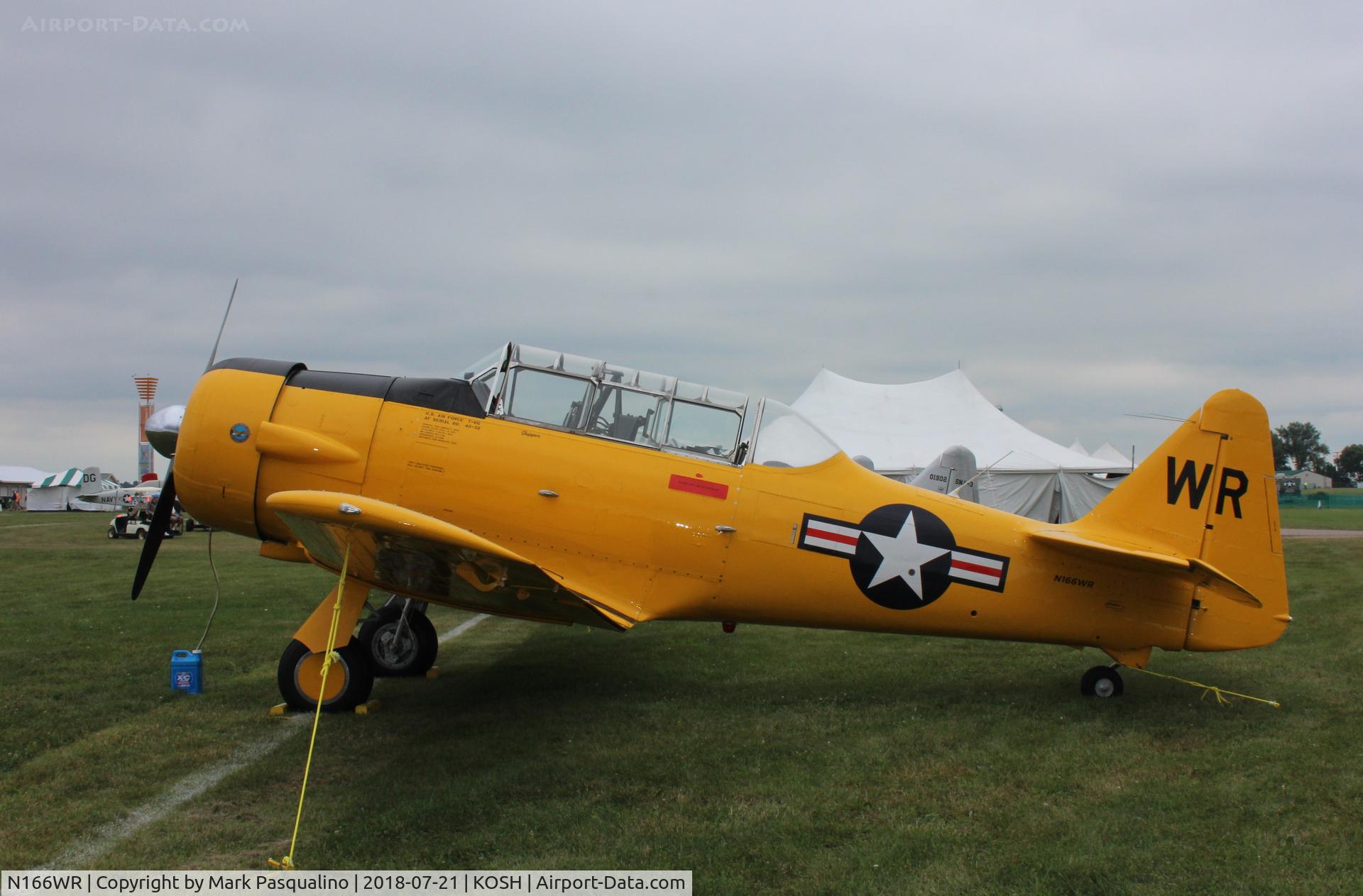 N166WR, North American T-6G Texan C/N 168-401, North American AT-6G