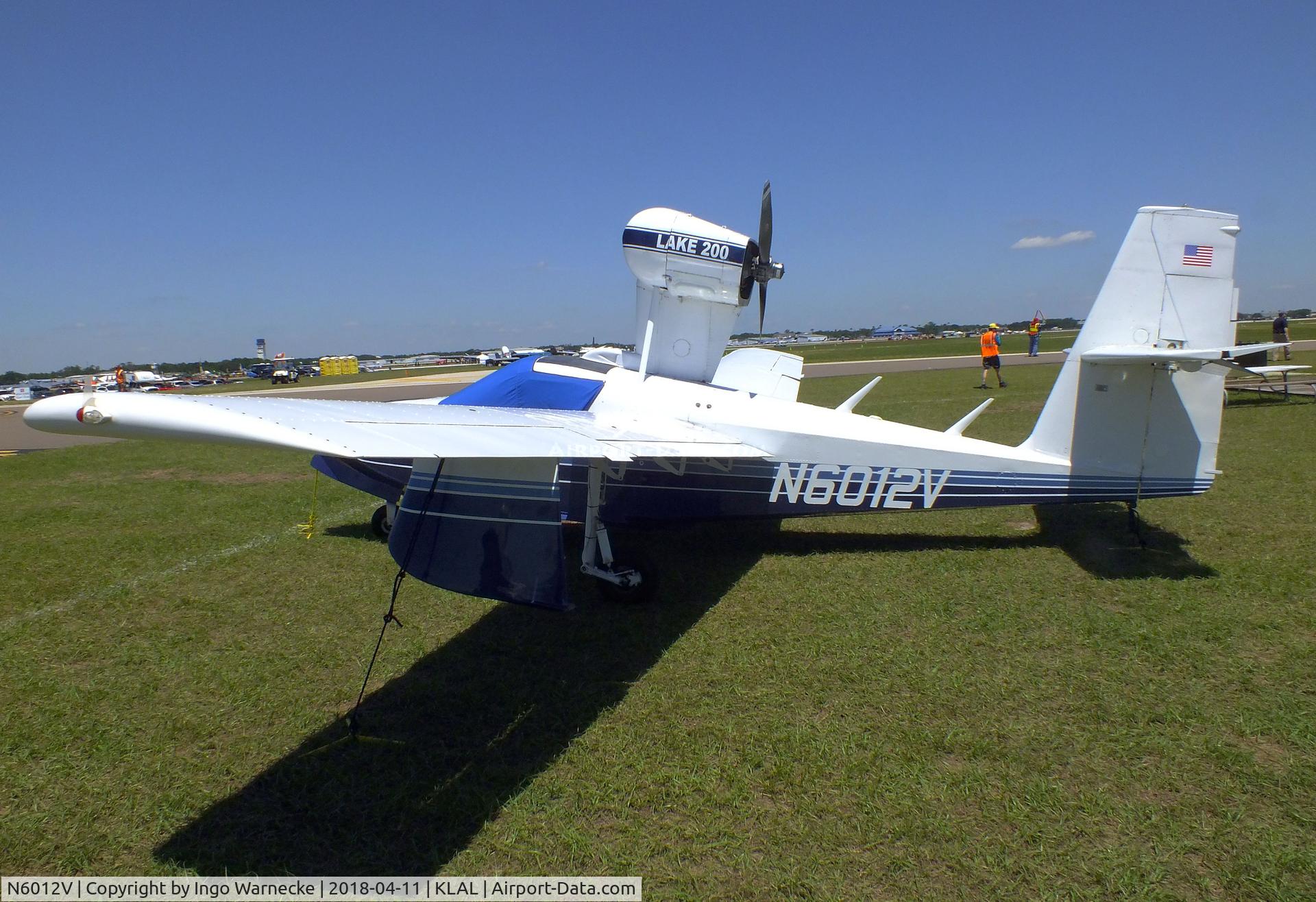 N6012V, 1976 Consolidated Aeronautics Inc. Lake LA-4-200 C/N 767, Lake LA-4-200 Buccaneer at 2018 Sun 'n Fun, Lakeland FL
