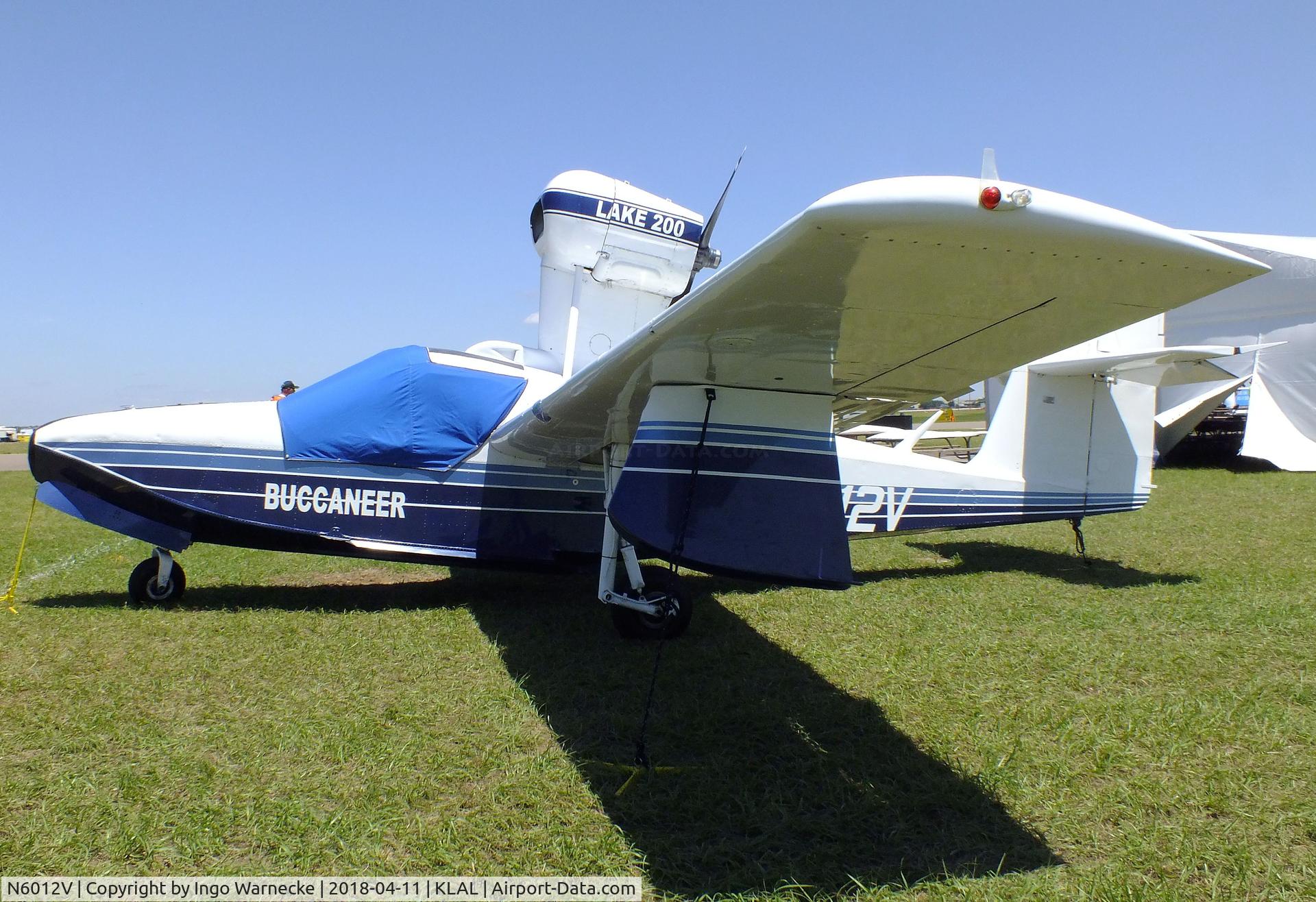 N6012V, 1976 Consolidated Aeronautics Inc. Lake LA-4-200 C/N 767, Lake LA-4-200 Buccaneer at 2018 Sun 'n Fun, Lakeland FL