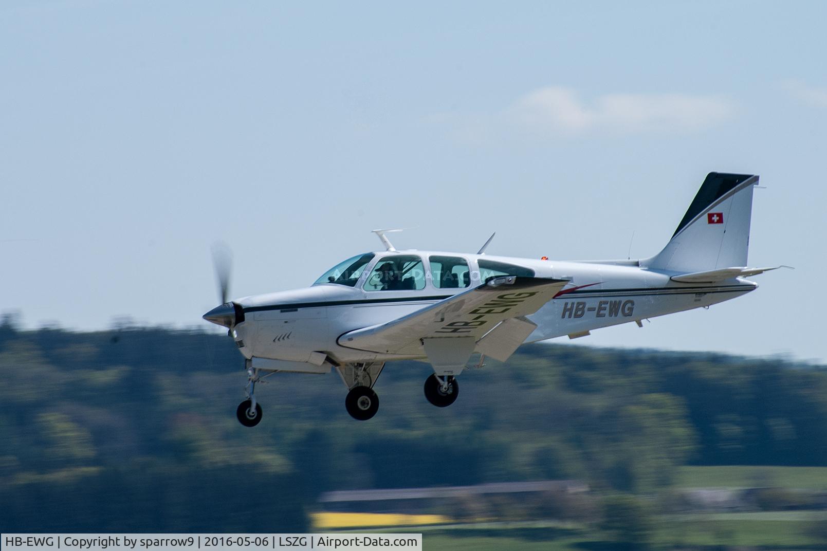 HB-EWG, 1974 Beech F33A Bonanza Bonanza C/N CE-513, To RWY 06