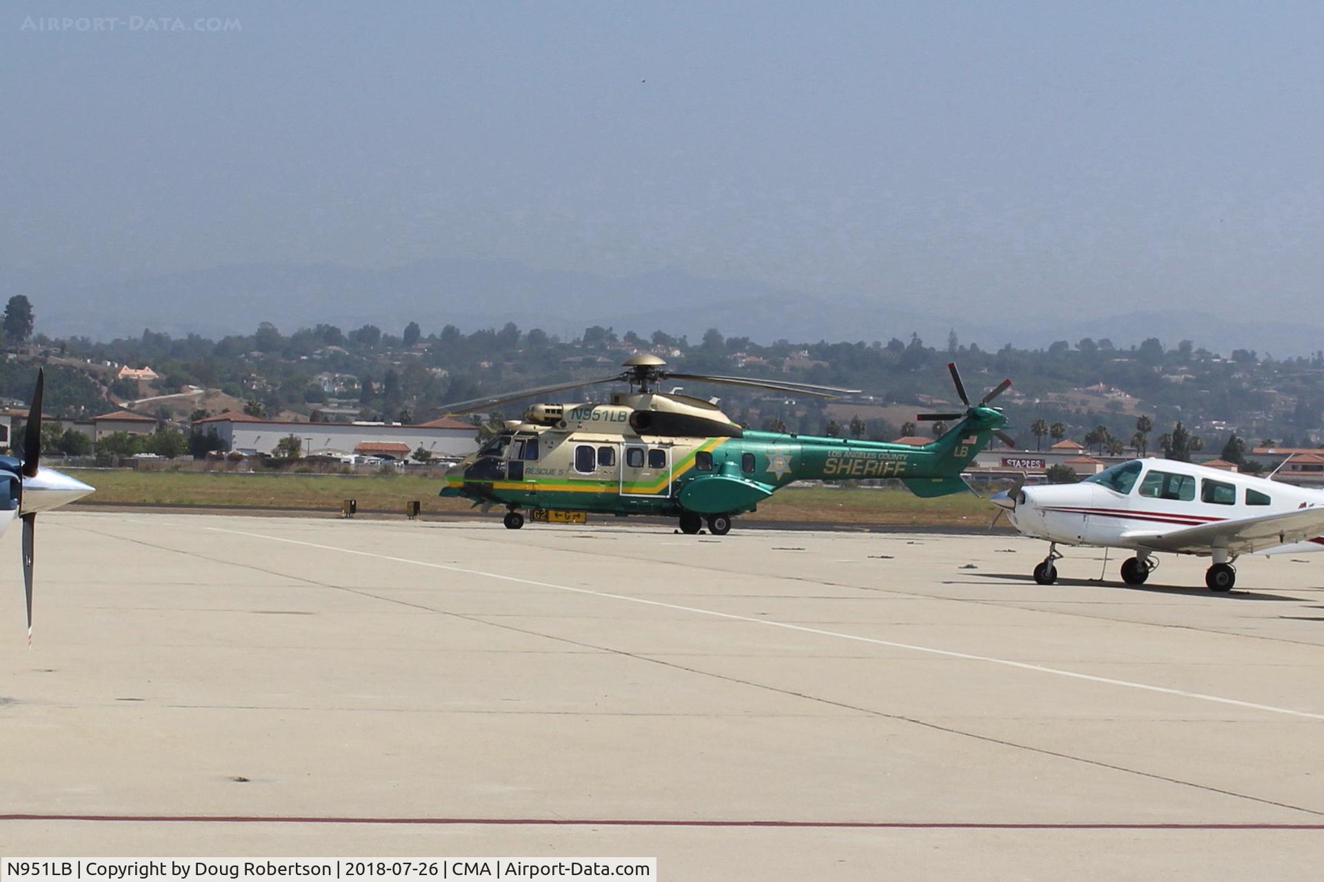 N951LB, 2003 Eurocopter AS-332L-1 Super Puma C/N 9003, 2003 Eurocopter AS-332L-1 SUPER PUMA, Turbomeca Makila 1A1, 1,820 sHp for takeoff, airline interior for 20 passengers, for Los Angeles County Sheriff Leroy Baca.