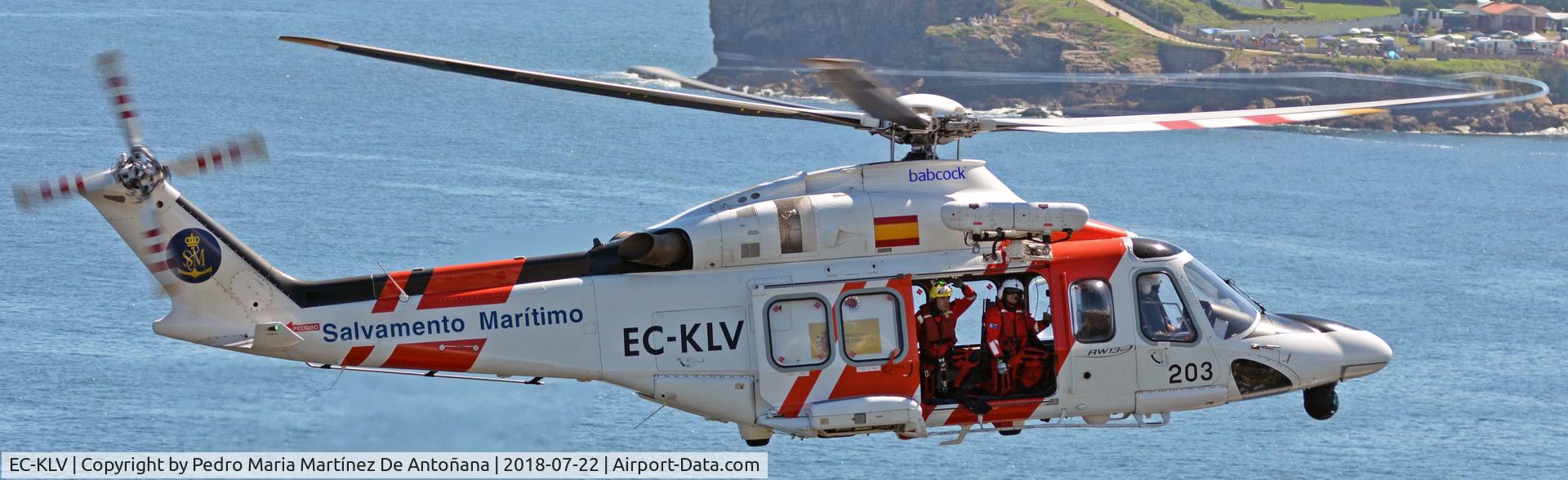 EC-KLV, 2008 AgustaWestland AW-139 C/N 31205, Gijón - España