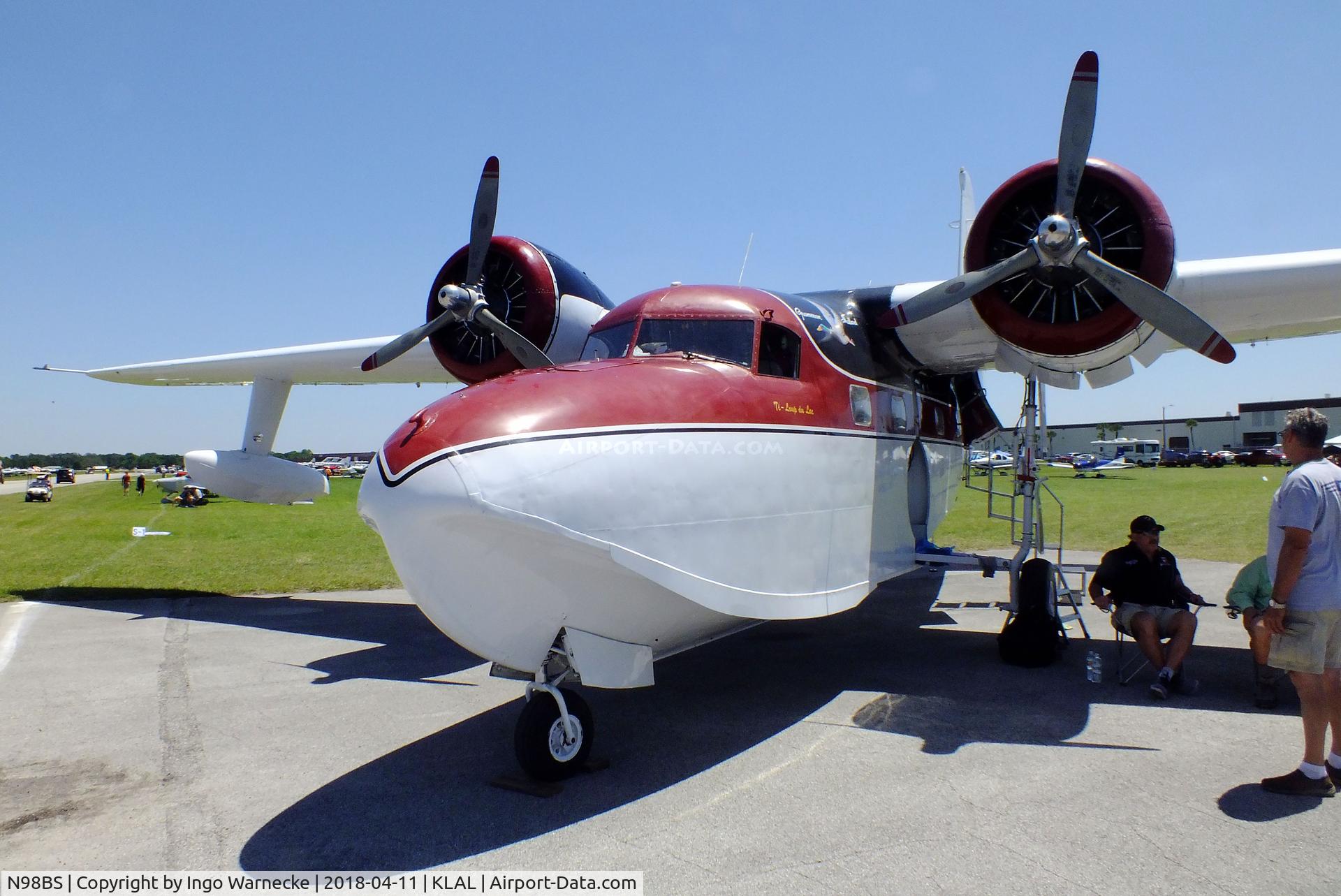 N98BS, 1947 Grumman G-73 Mallard C/N J-18, Grumman G-73 Mallard at 2018 Sun 'n Fun, Lakeland FL