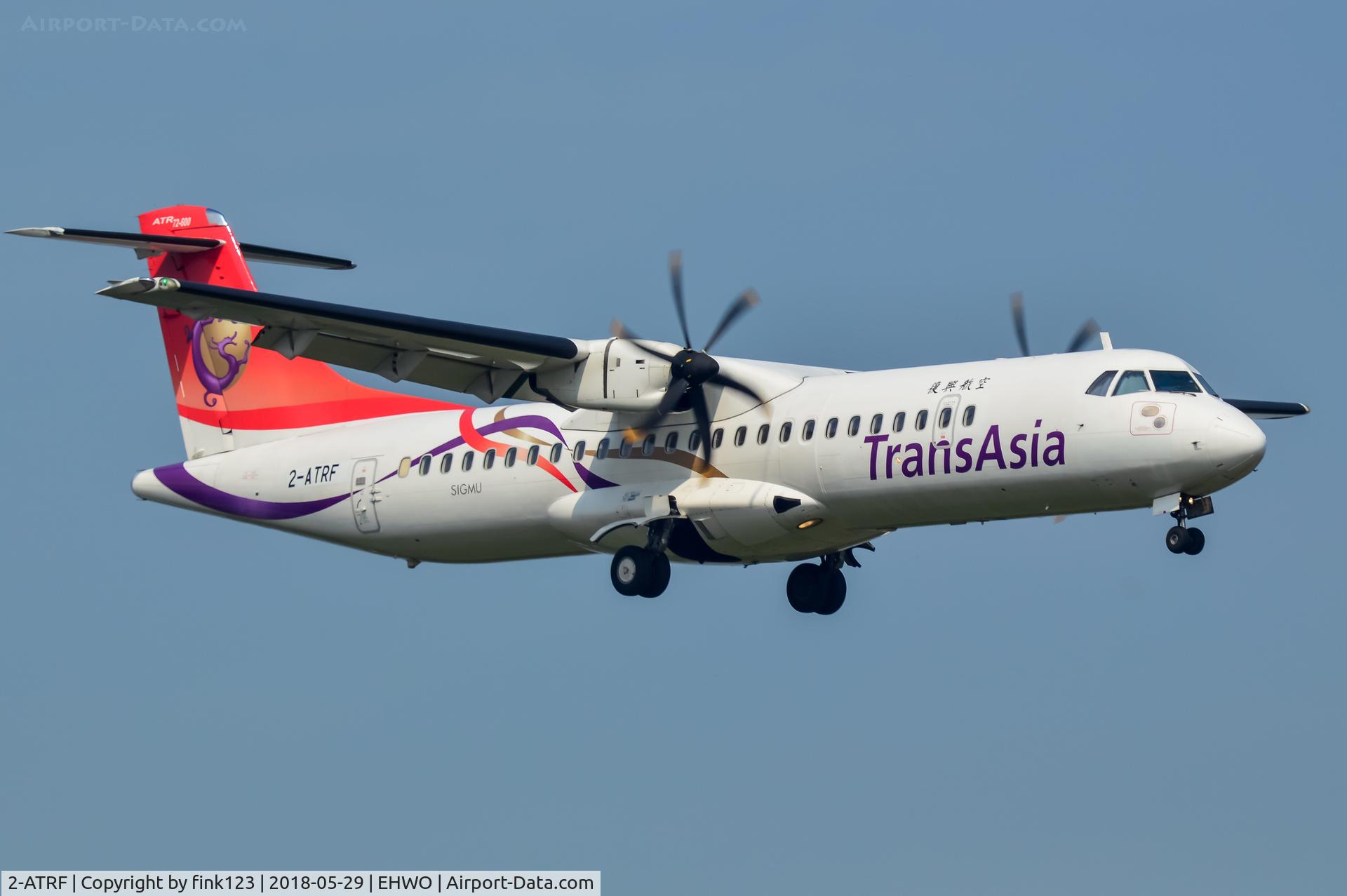 2-ATRF, 2015 ATR 72-600 C/N 1251, Transasia final runway 07