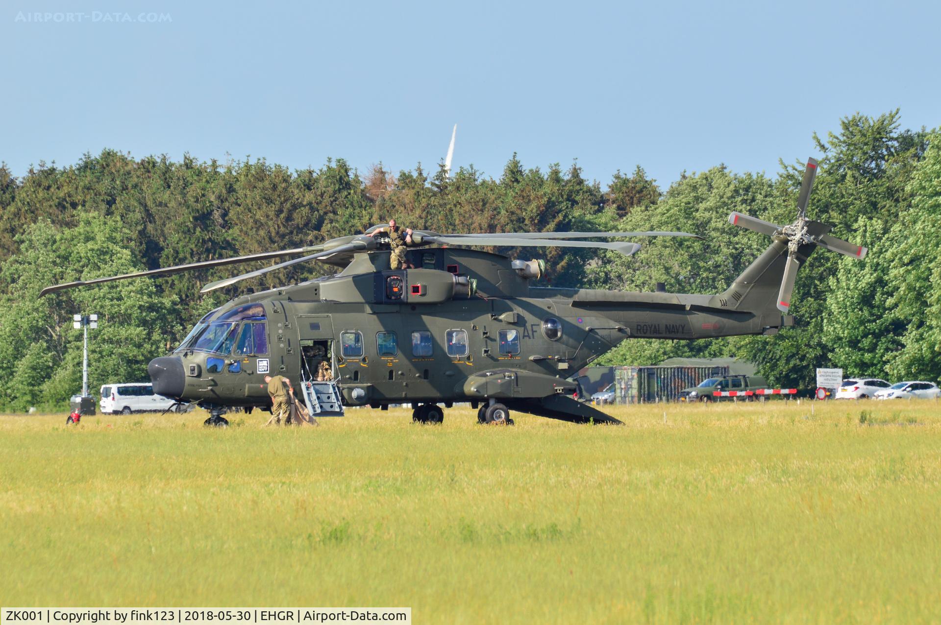 ZK001, 2006 AgustaWestland EH-101 Merlin HC.3A C/N 50160/512011/DEN11, EH101