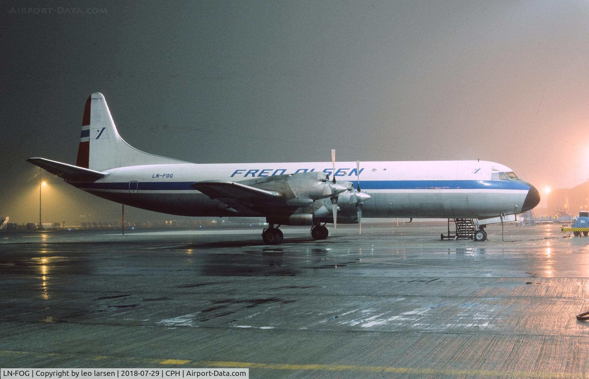 LN-FOG, 1961 Lockheed L-188A(F) Electra C/N 1143, Copenhagen