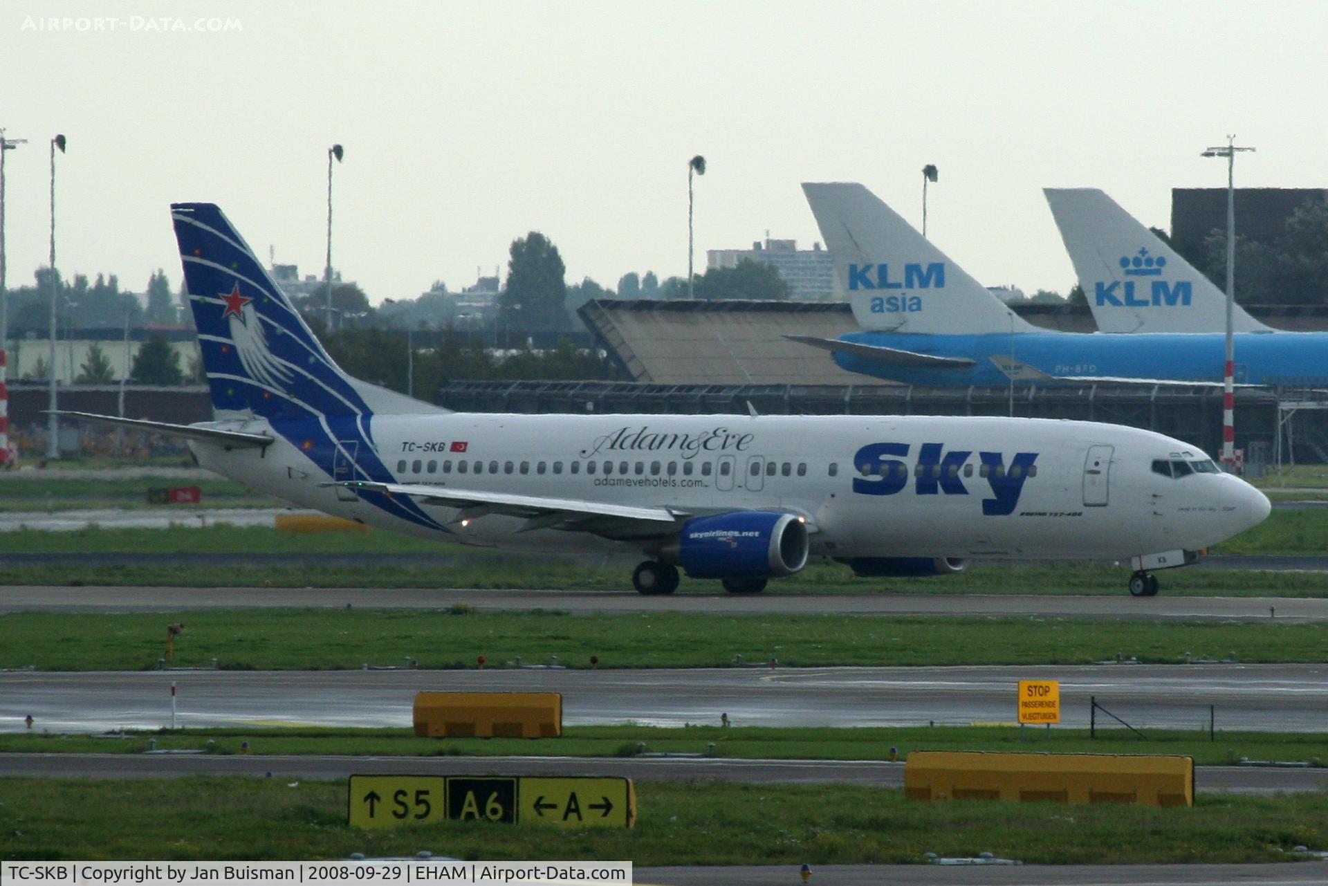 TC-SKB, 1992 Boeing 737-430 C/N 27004, Sky Airlines Turkey