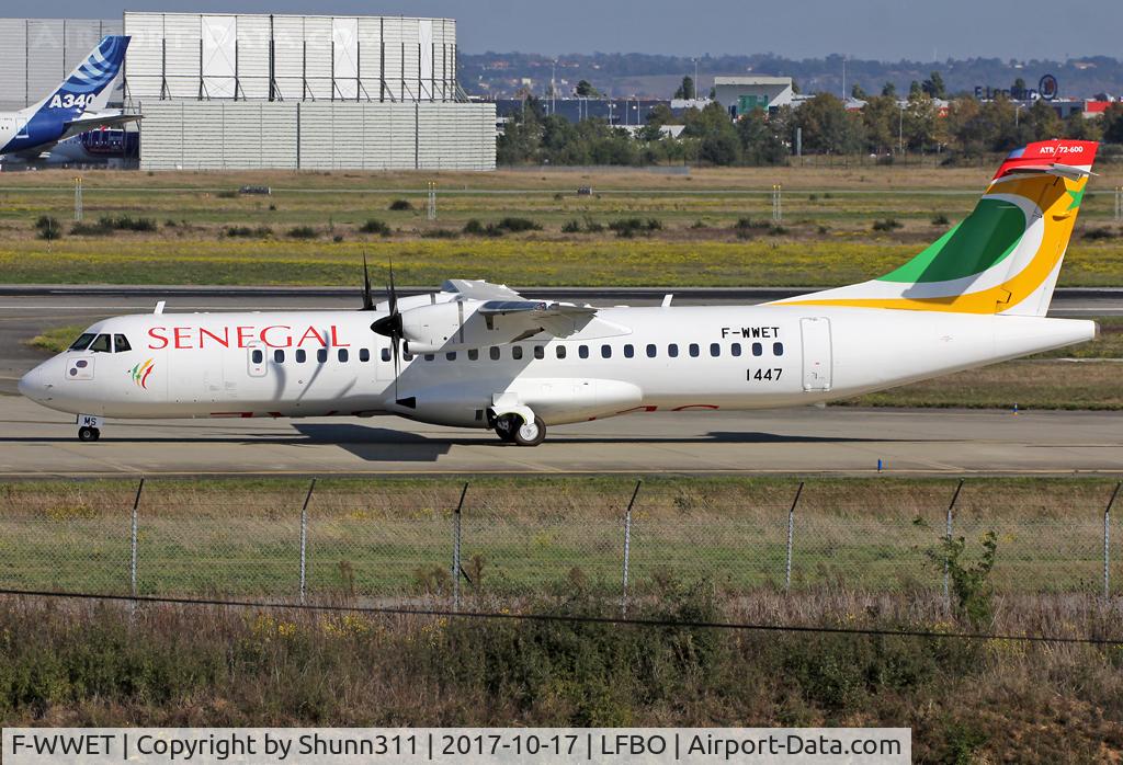 F-WWET, 2017 ATR 72-600 (72-212A) C/N 1447, C/n 1447 - To be F-WKVH / 6V-AMS