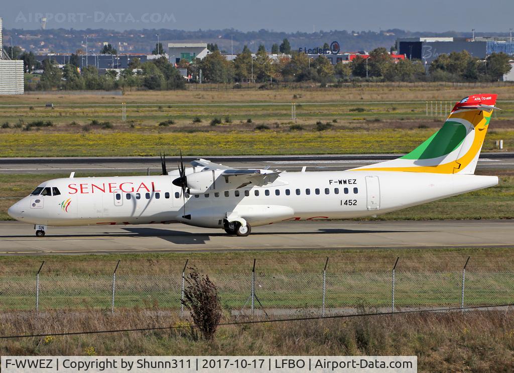 F-WWEZ, 2017 ATR 72-600 C/N 1452, C/n 1452 - To be F-WKVJ / 6V-ASN