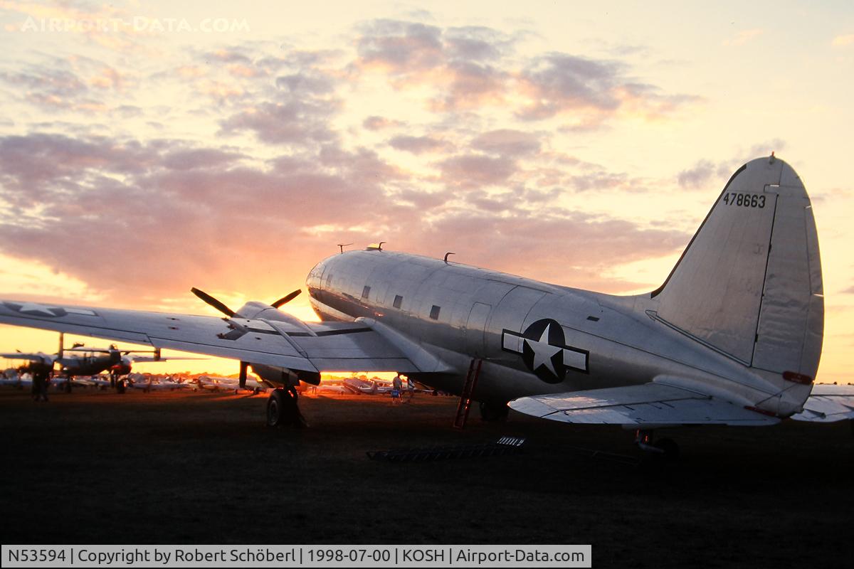 N53594, 1944 Curtiss C-46F Commando C/N 22486, N53594 @ OSH