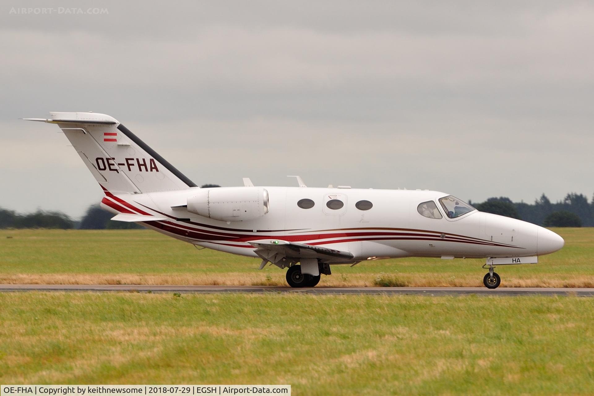 OE-FHA, 2008 Cessna 510 Citation Mustang Citation Mustang C/N 510-0081, Return Visitor.