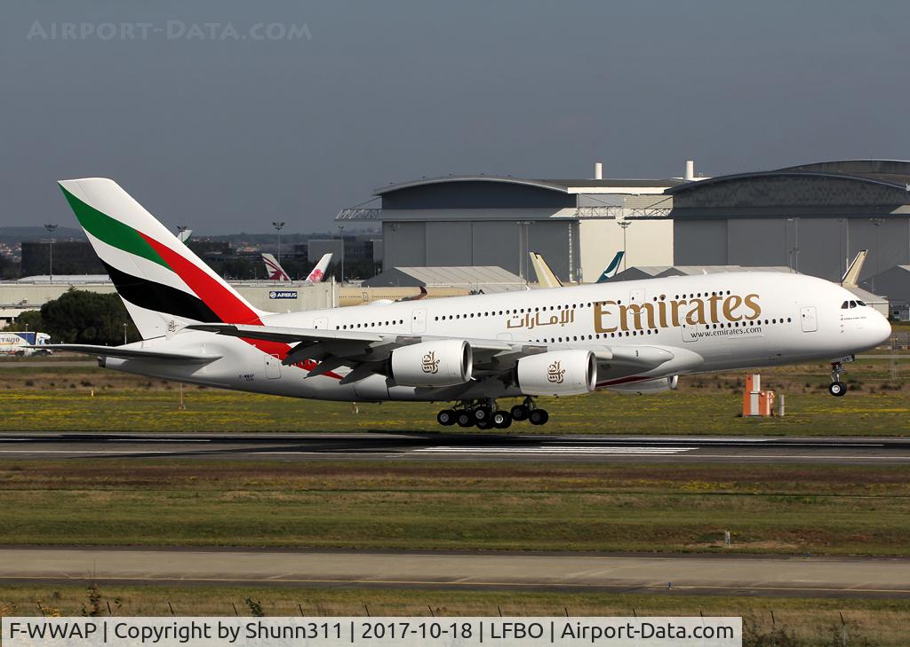 F-WWAP, 2017 Airbus A380-842 C/N 0236, C/n 0236 - To be A6-EUT
