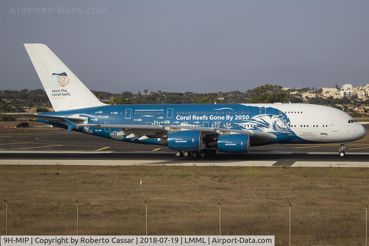 9H-MIP, 2006 Airbus A380-841 C/N 006, Runway 31