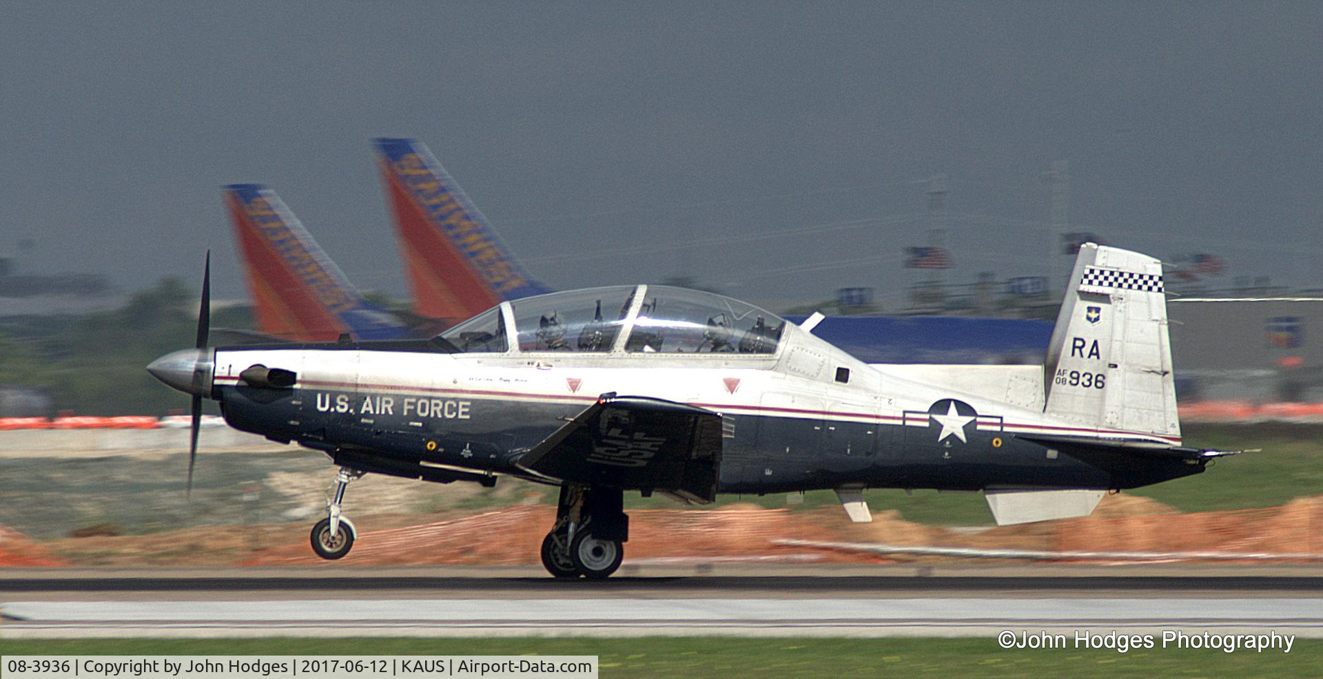 08-3936, 2008 Raytheon Beech T-6A Texan II C/N PT-495, Moving
