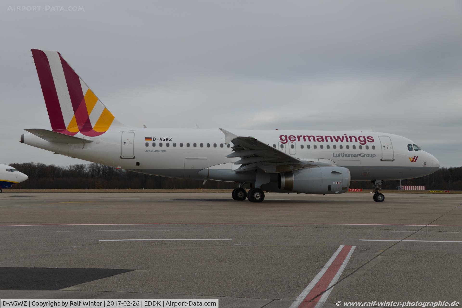 D-AGWZ, 2013 Airbus A319-132 C/N 5978, Airbus A319-132 - 4U GWI Germanwings - 5978 - D-AGWZ - 26.02.2017 - CGN