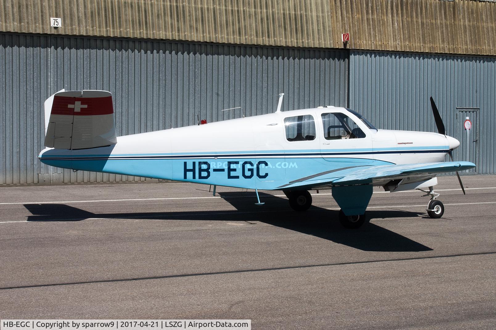 HB-EGC, 1951 Beechcraft C35 Bonanza C/N D-2766, HB-registered from 1951-07-07 until 2017-06-02