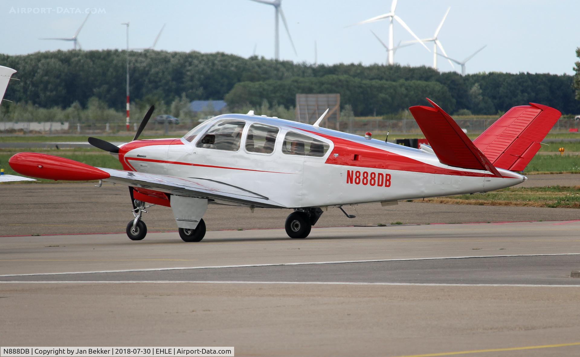 N888DB, 1977 Beech V35B Bonanza Bonanza C/N D-10076, Lelystad Airport