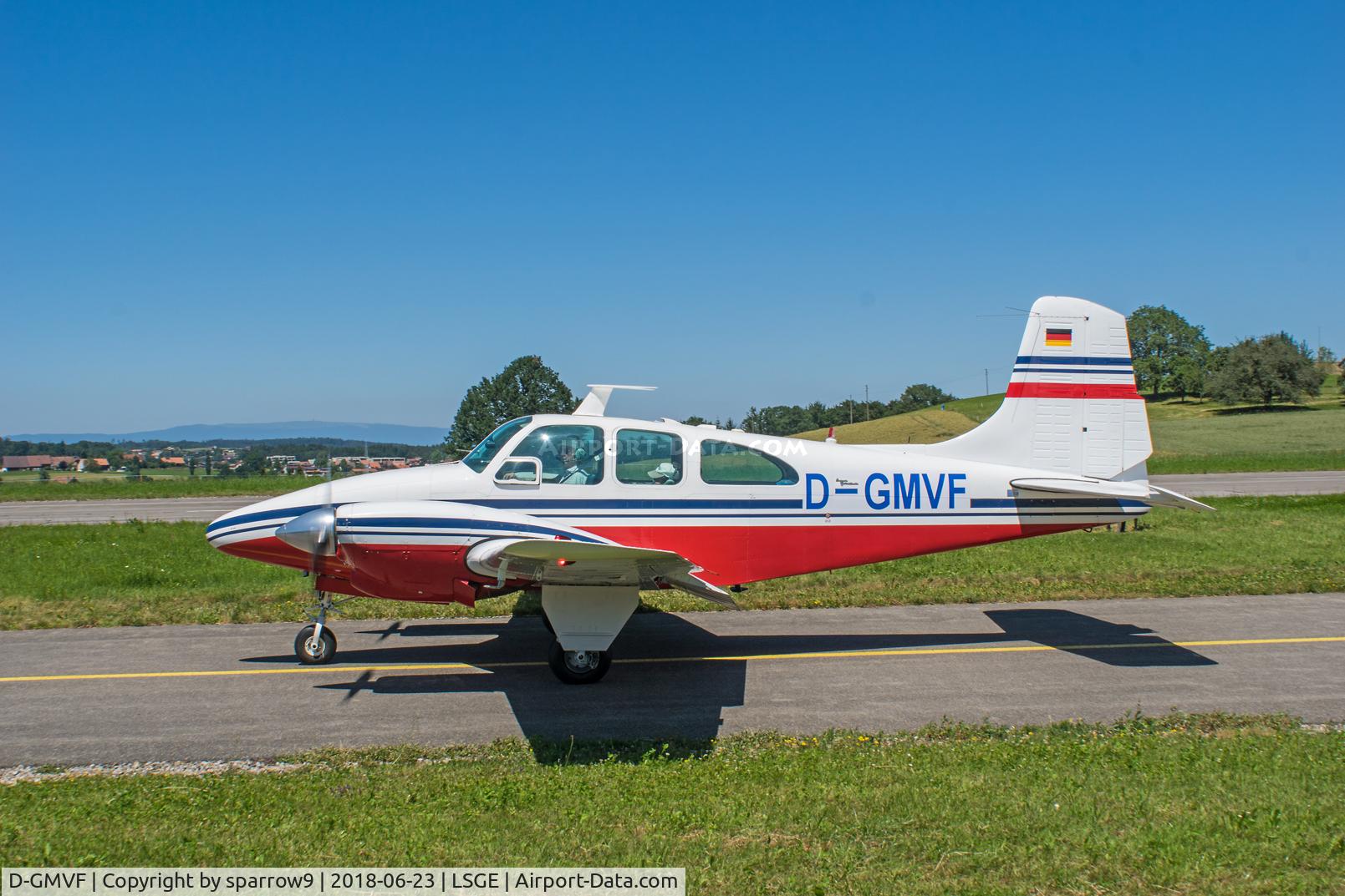 D-GMVF, 1964 Beech D95A Travel Air C/N TD-584, RIO 2018 Ecuvillens