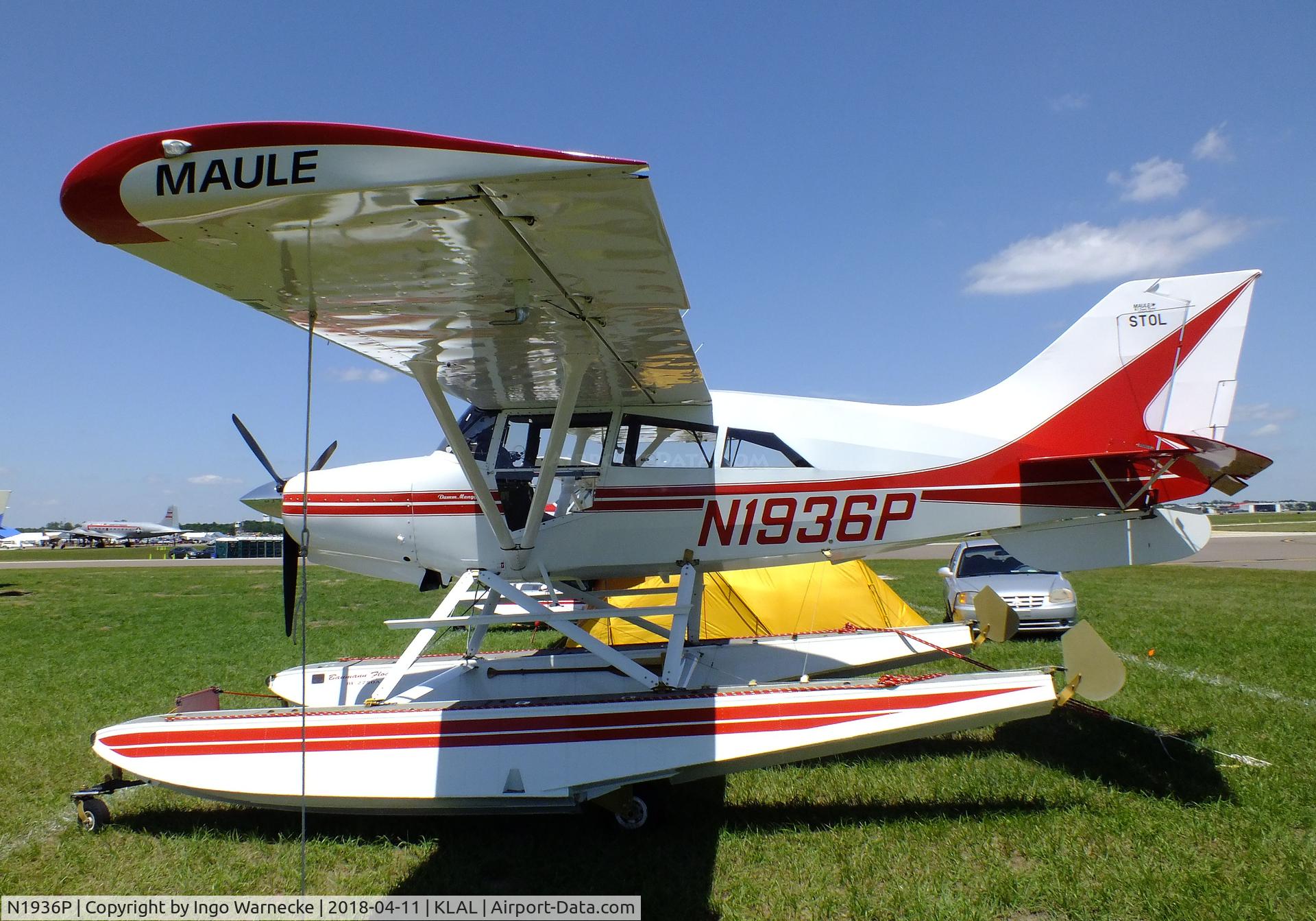 N1936P, 1997 Maule M-7-235C Orion C/N 25008C, Maule M-7-235C Orion on amphibious floats at 2018 Sun 'n Fun, Lakeland FL
