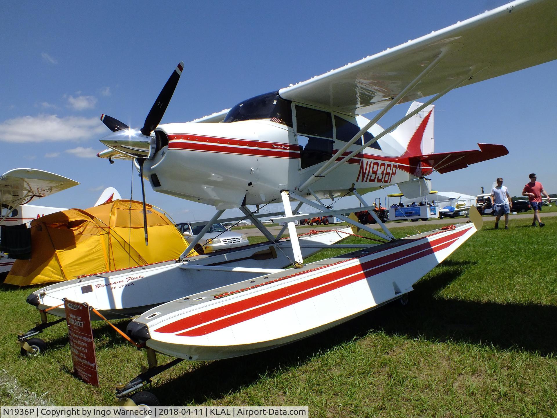 N1936P, 1997 Maule M-7-235C Orion C/N 25008C, Maule M-7-235C Orion on amphibious floats at 2018 Sun 'n Fun, Lakeland FL