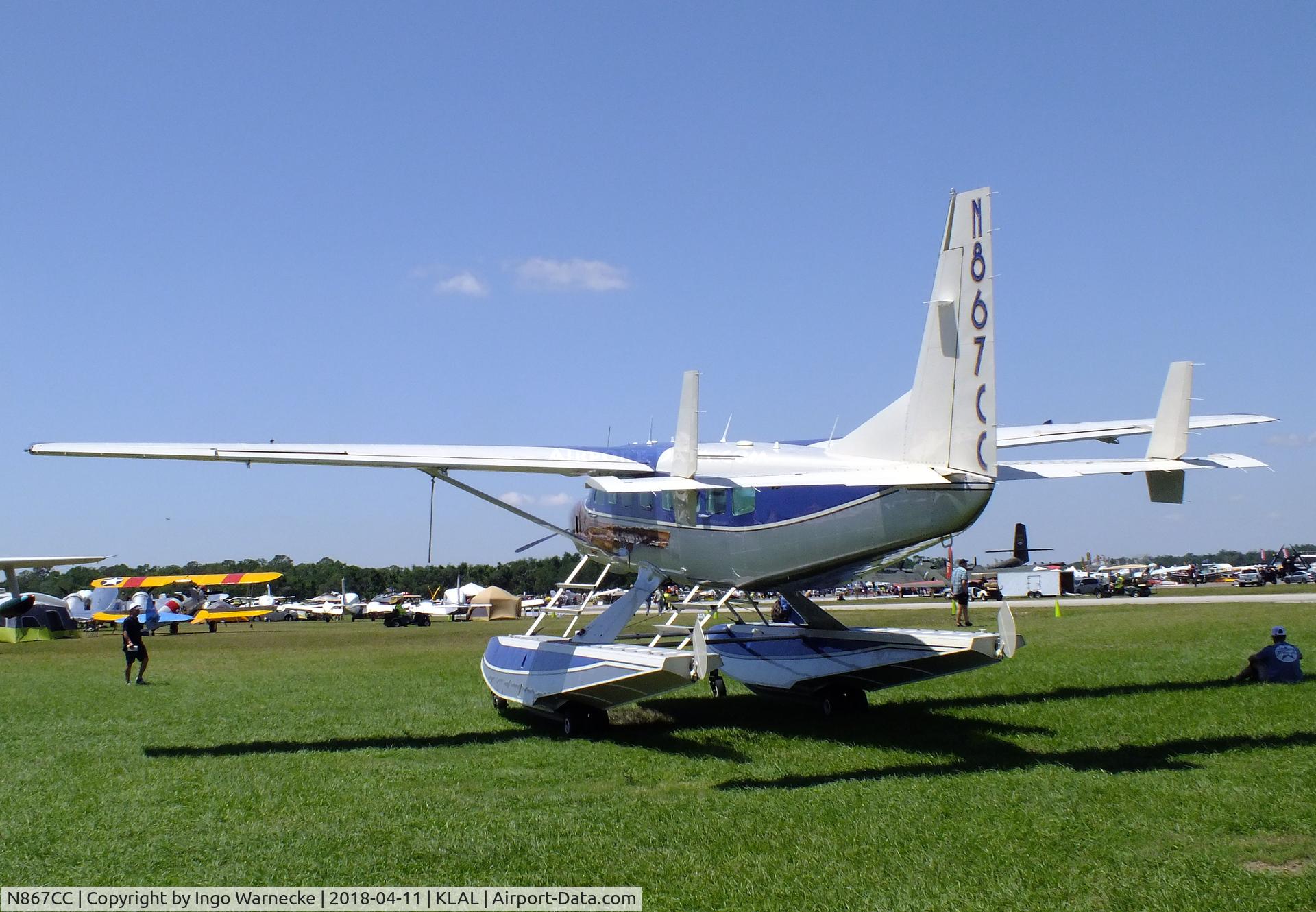 N867CC, 2014 Cessna 208B GrandCaravan EX C/N 208B5103, Cessna 208B Grand Caravan on amphibious floats at 2018 Sun 'n Fun, Lakeland FL